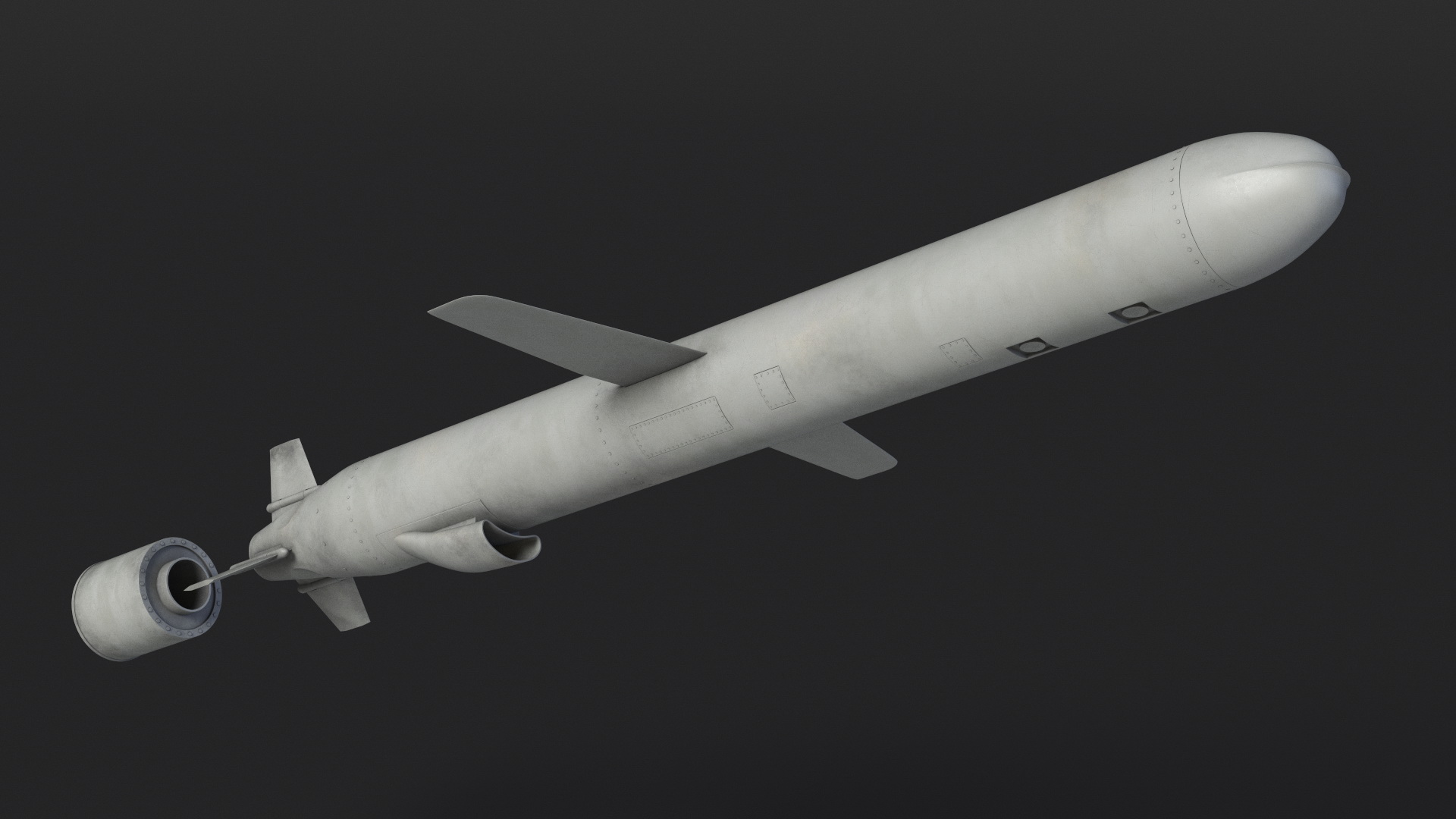 3D Military Cruise Missile model