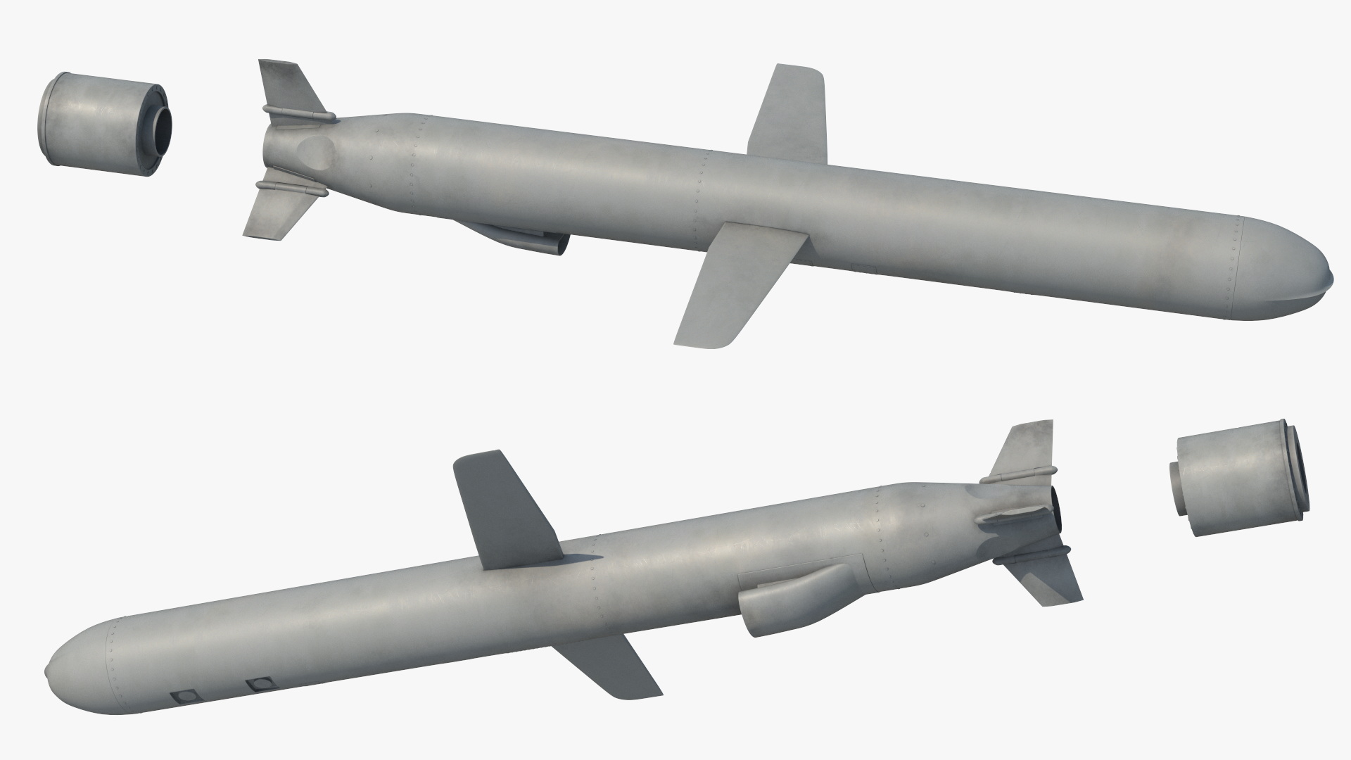 3D Military Cruise Missile model