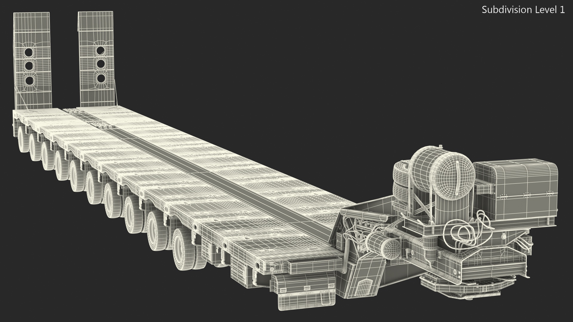 3D Drake Steerable Low Loader