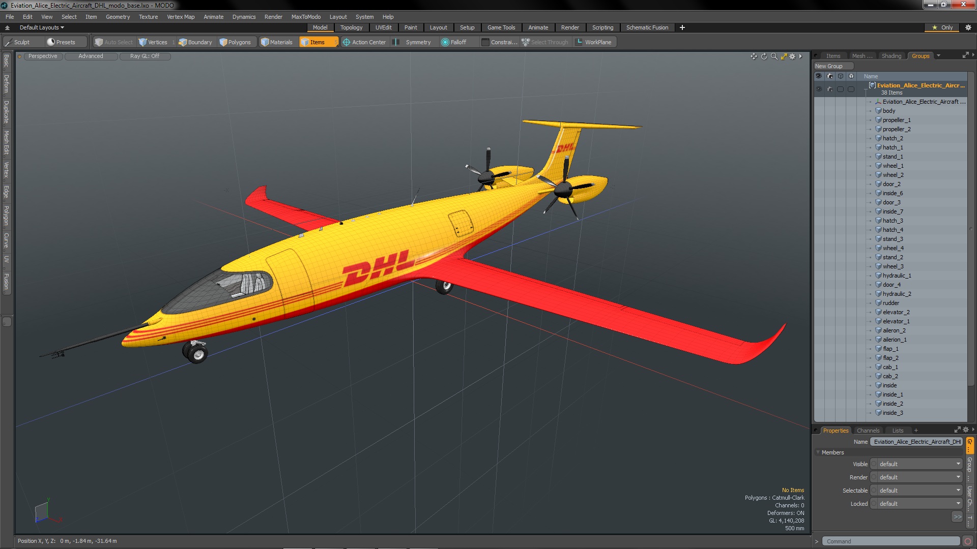 3D Eviation Alice Electric Aircraft DHL