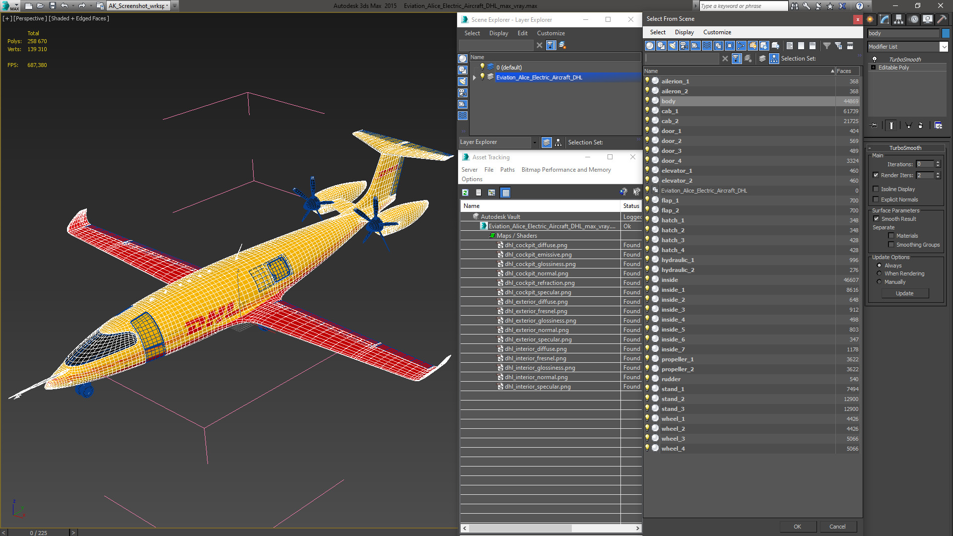 3D Eviation Alice Electric Aircraft DHL