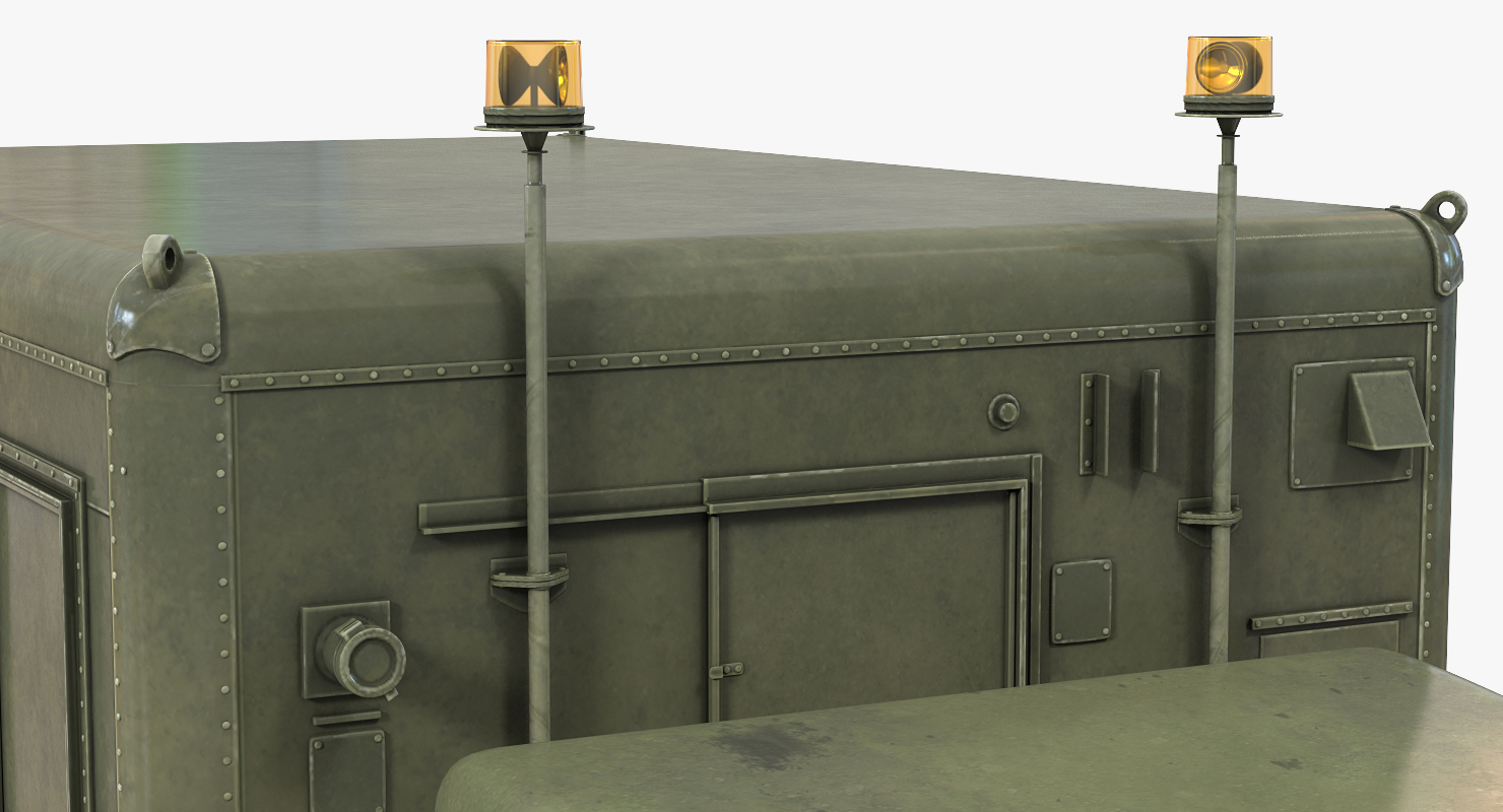 3D M109 Shop Van model