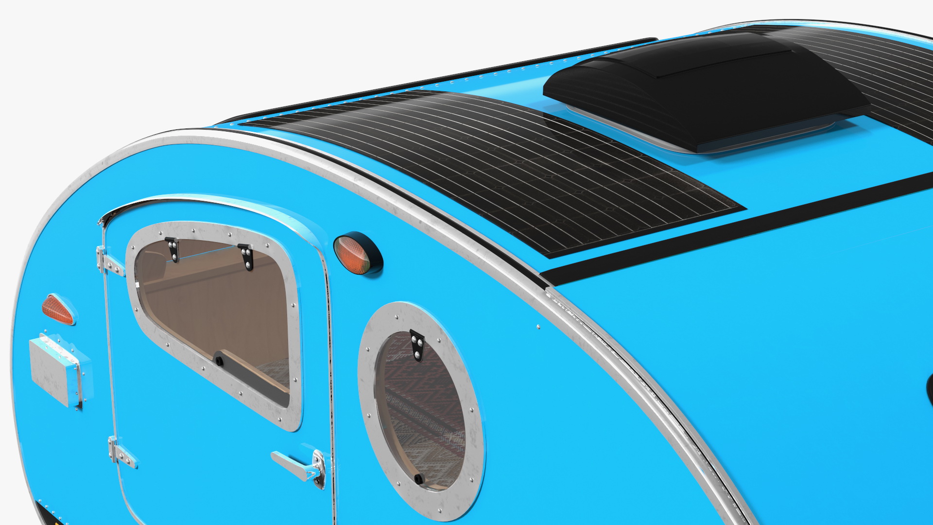 Teardrop Camping Trailer 3D model