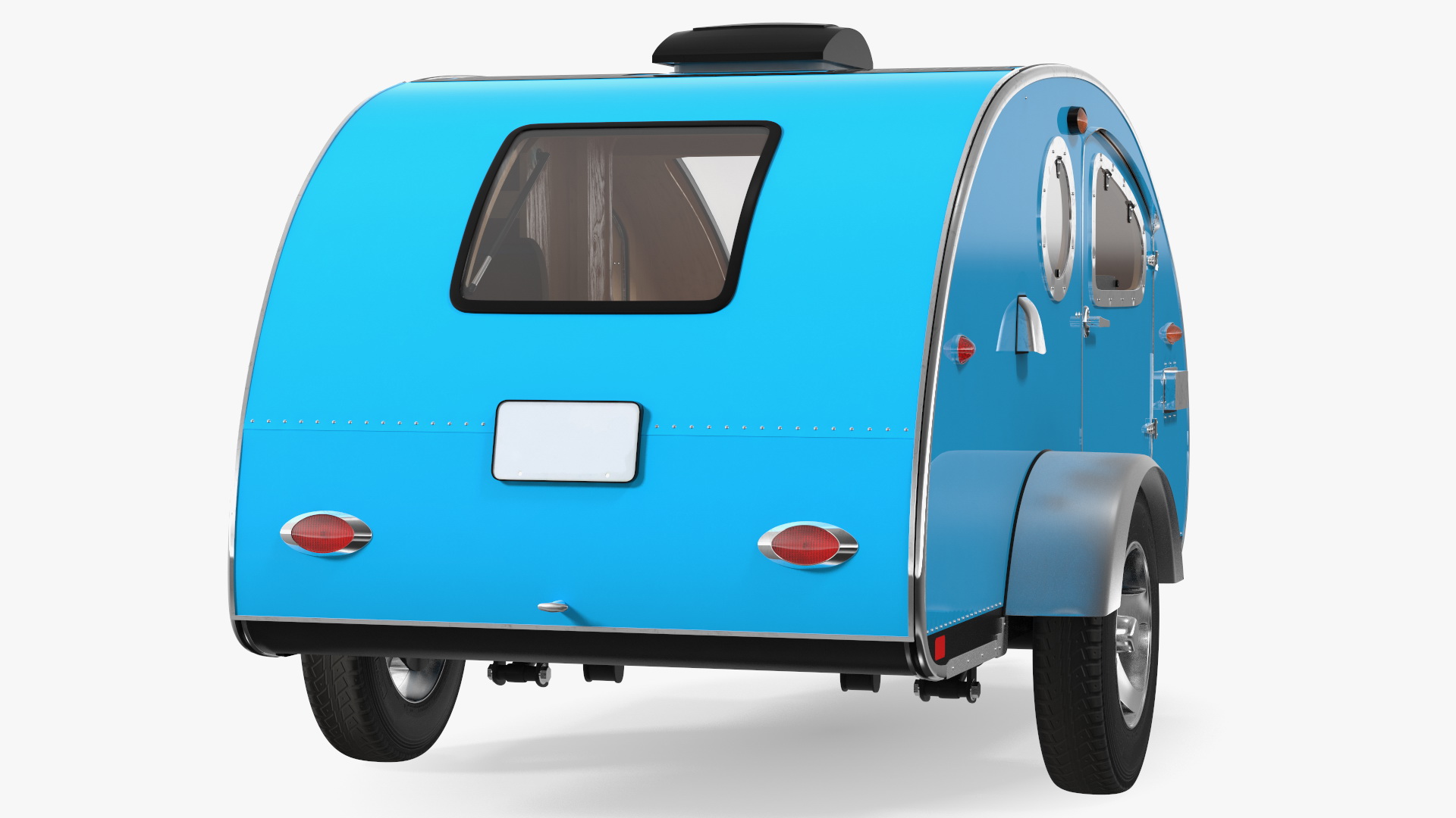 Teardrop Camping Trailer 3D model