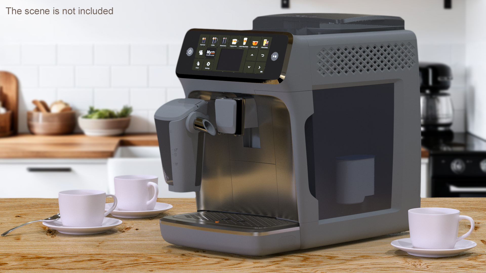 3D Automatic Espresso Machine Grey