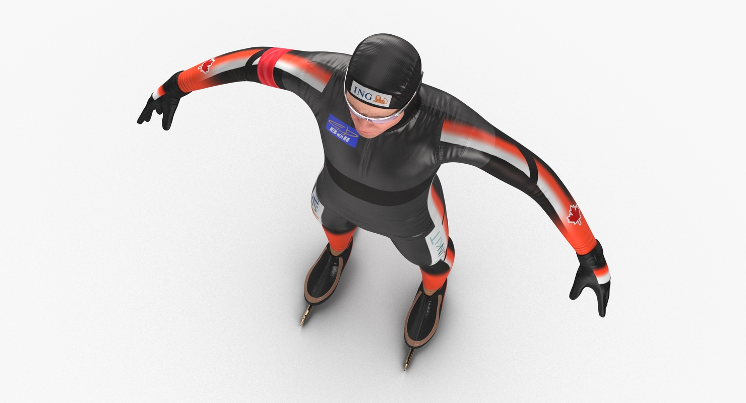 Speed Skater 2 3D model