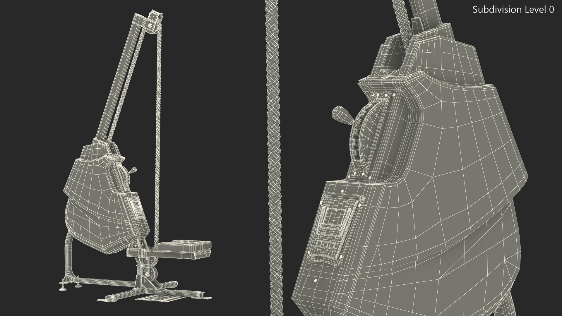 VLT Compact Rope Trainer 3D model