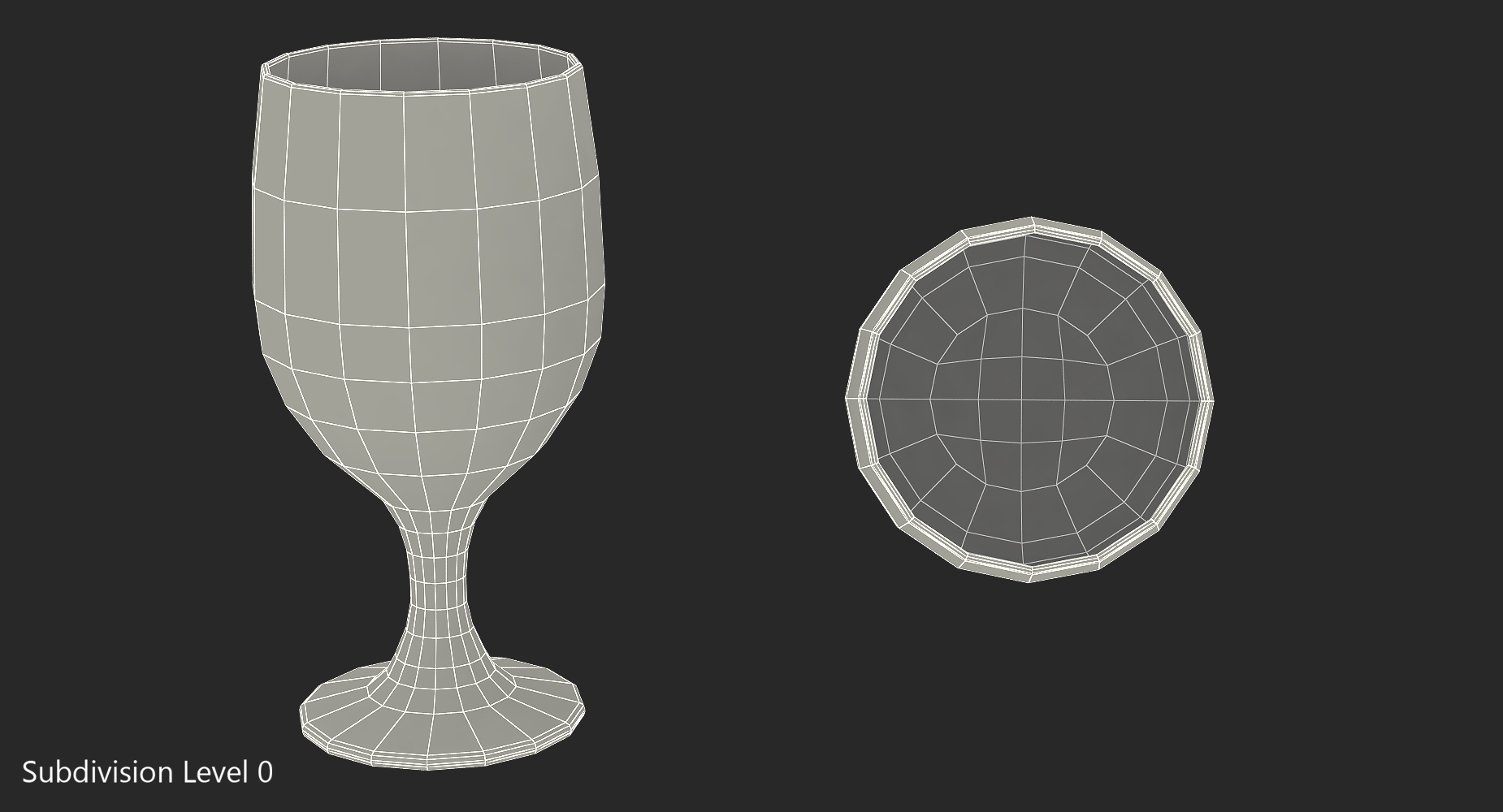 Goblet Glass 3D