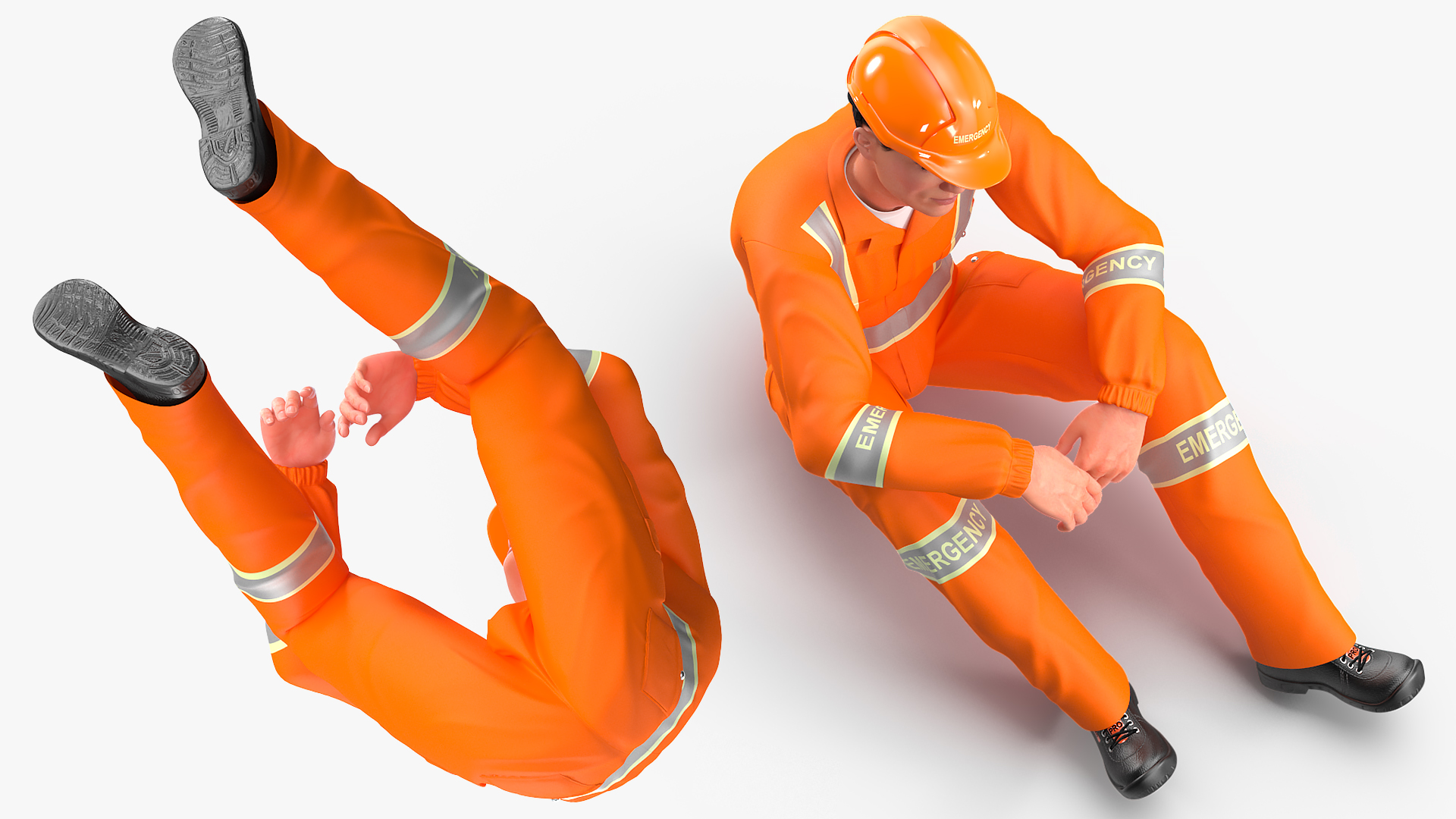 Rescuer Rigged 3D model