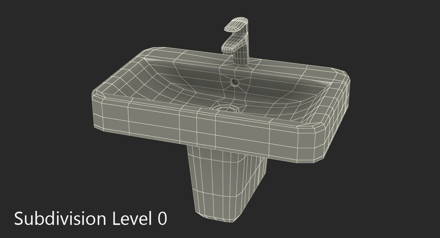 3D Bathroom Sink model