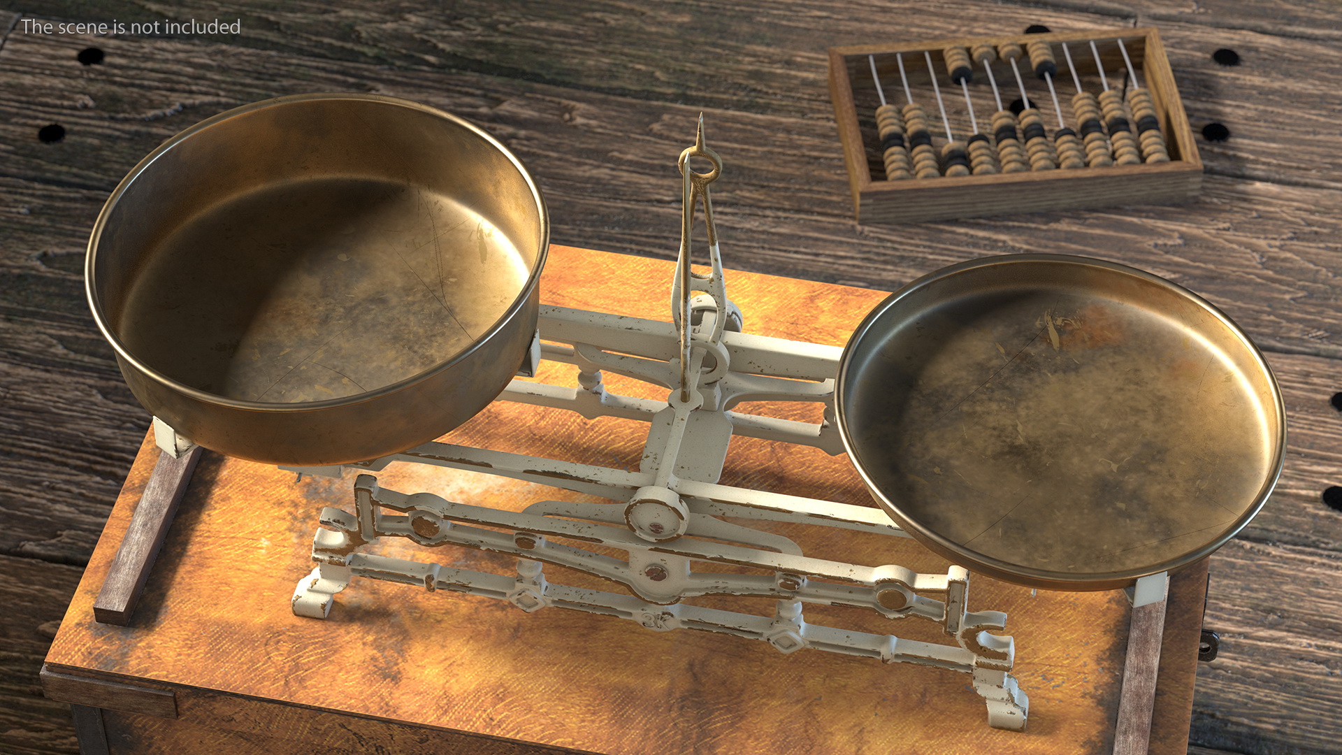 3D model Old Vintage Kitchen Scale