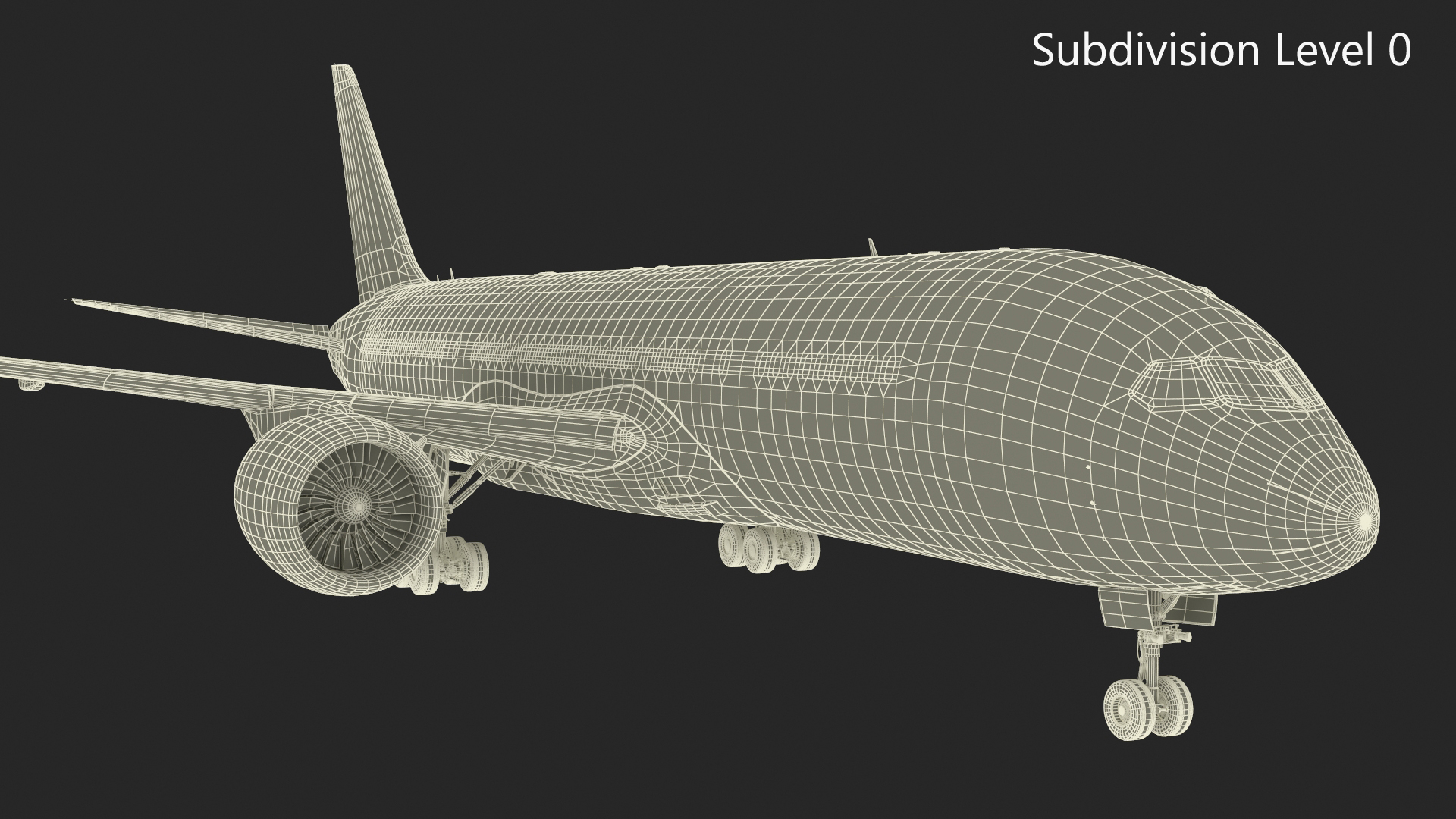 Boeing 787 Dreamliner Japan Airlines Rigged for Maya 3D