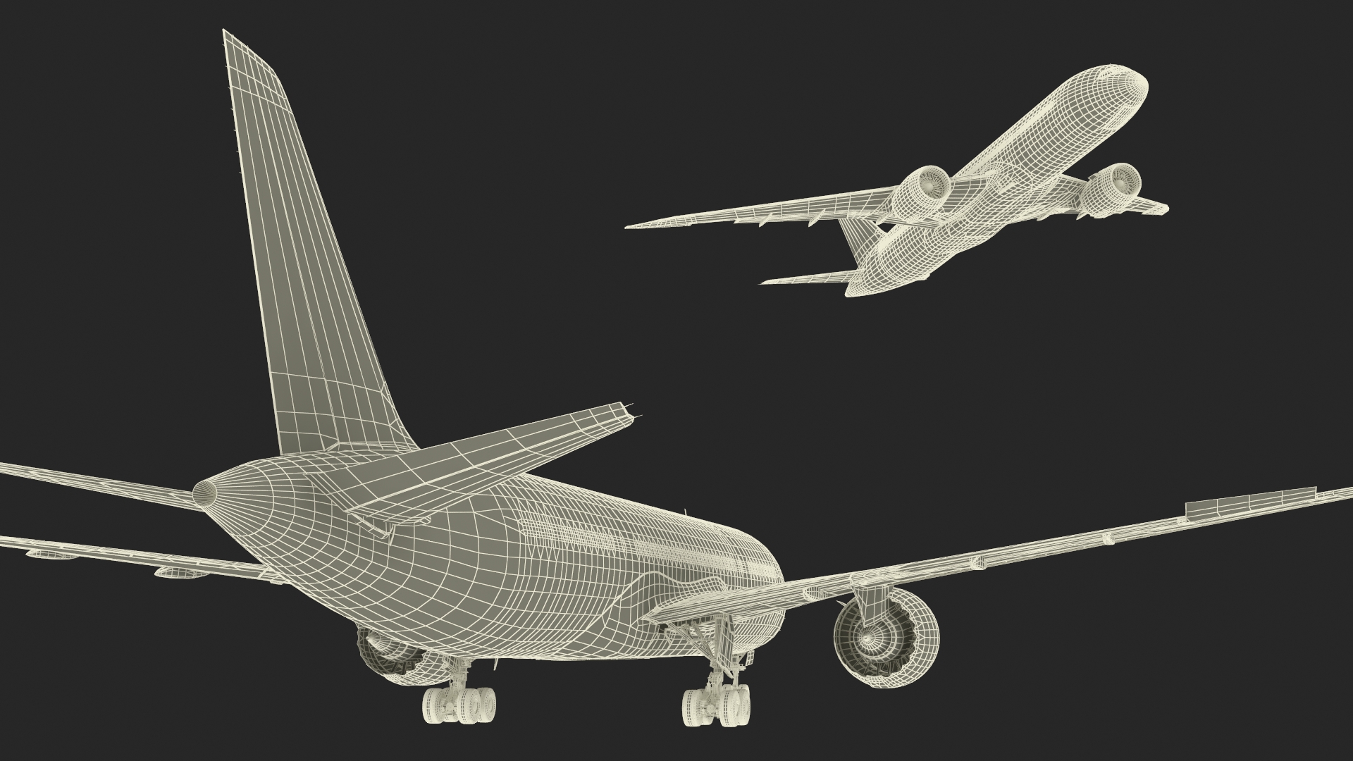 Boeing 787 Dreamliner Japan Airlines Rigged for Maya 3D