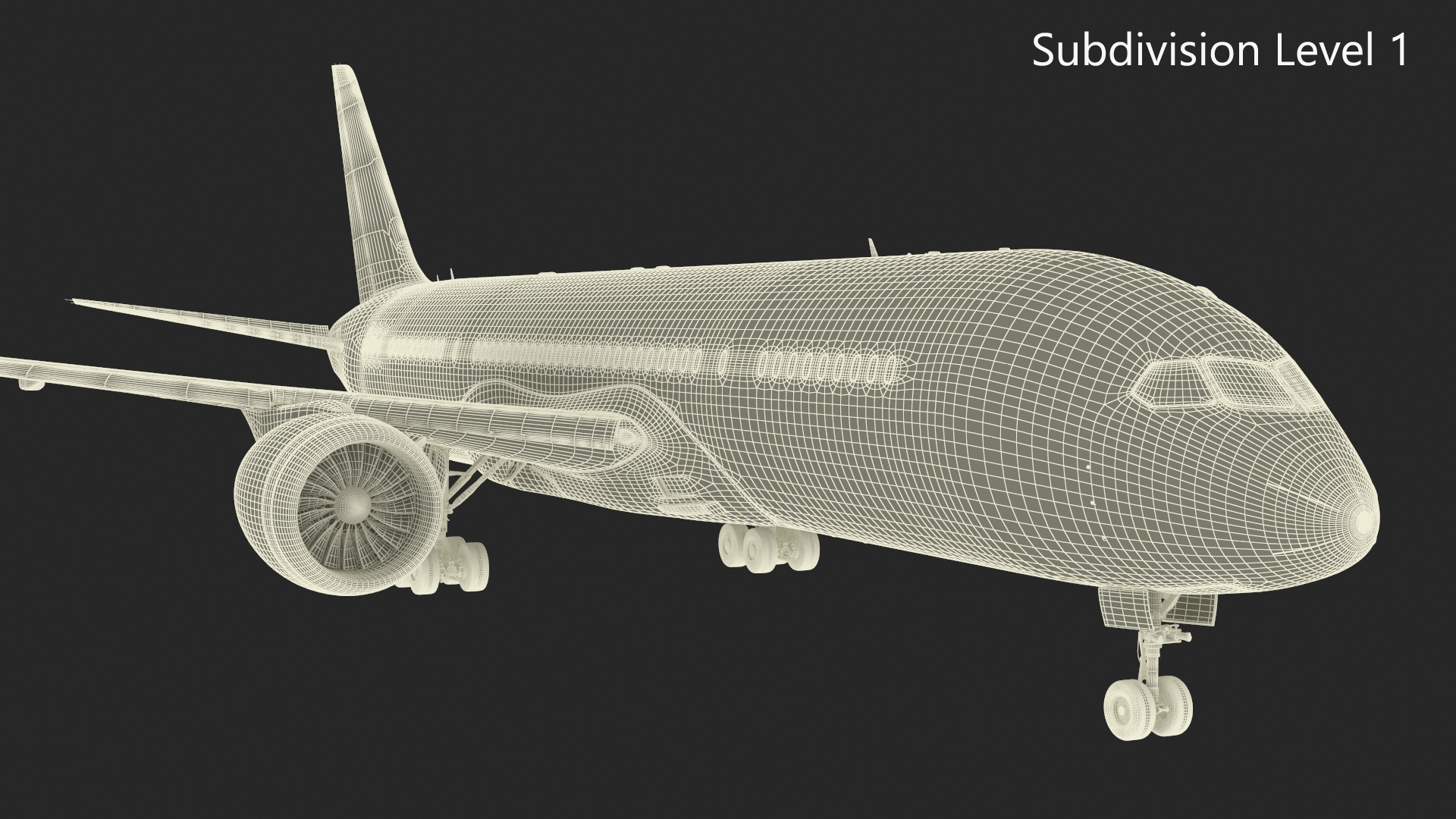 Boeing 787 Dreamliner Japan Airlines Rigged for Maya 3D