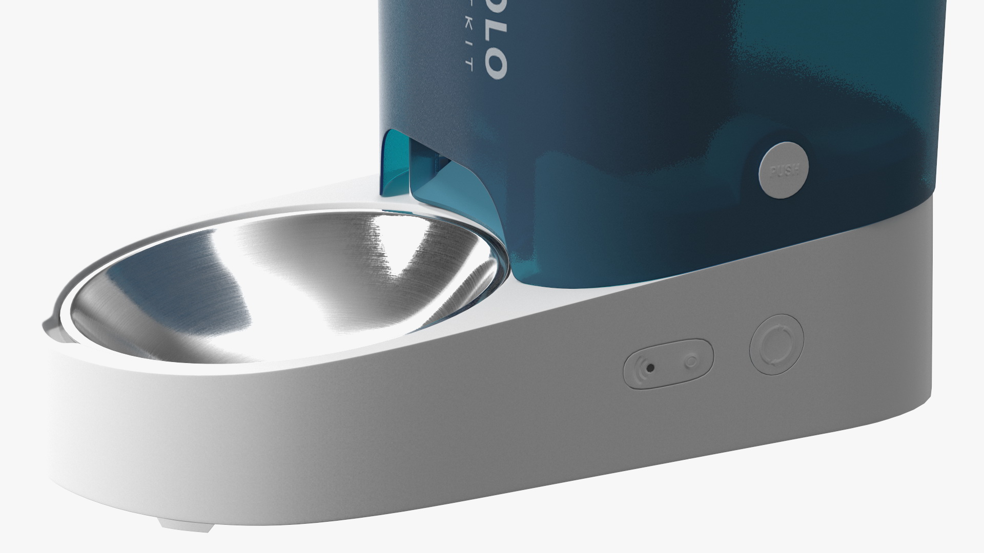 Automatic WiFi Pet Feeder Petkit Blue 3D