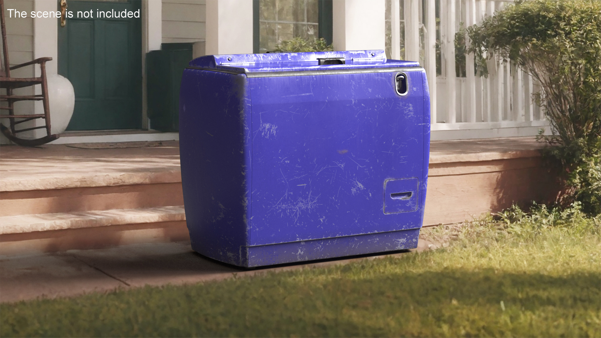 Old Refrigerator for Carbonated Drink 3D