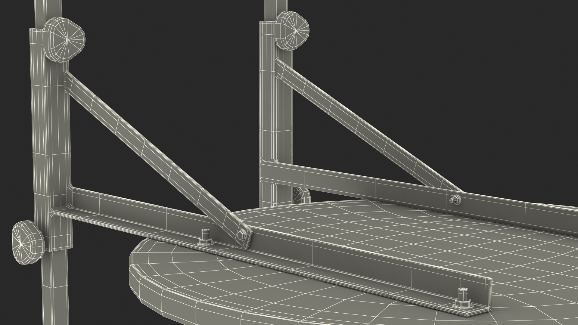 Adjustable Speed Bag Platform 3D model