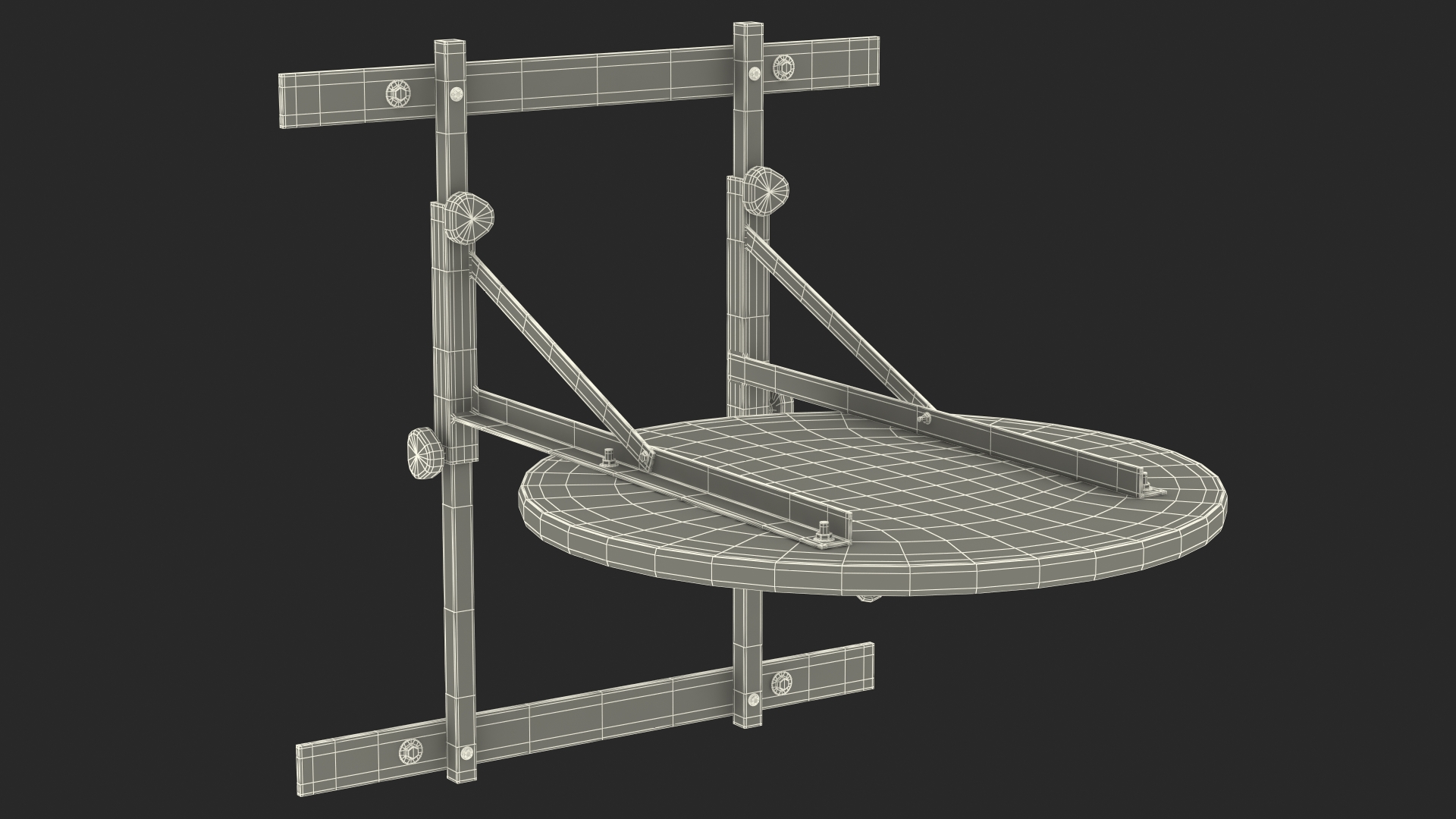 Adjustable Speed Bag Platform 3D model