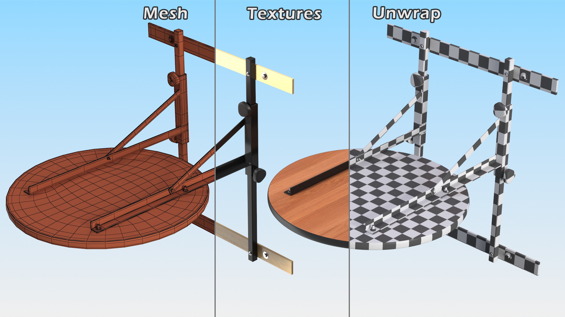 Adjustable Speed Bag Platform 3D model