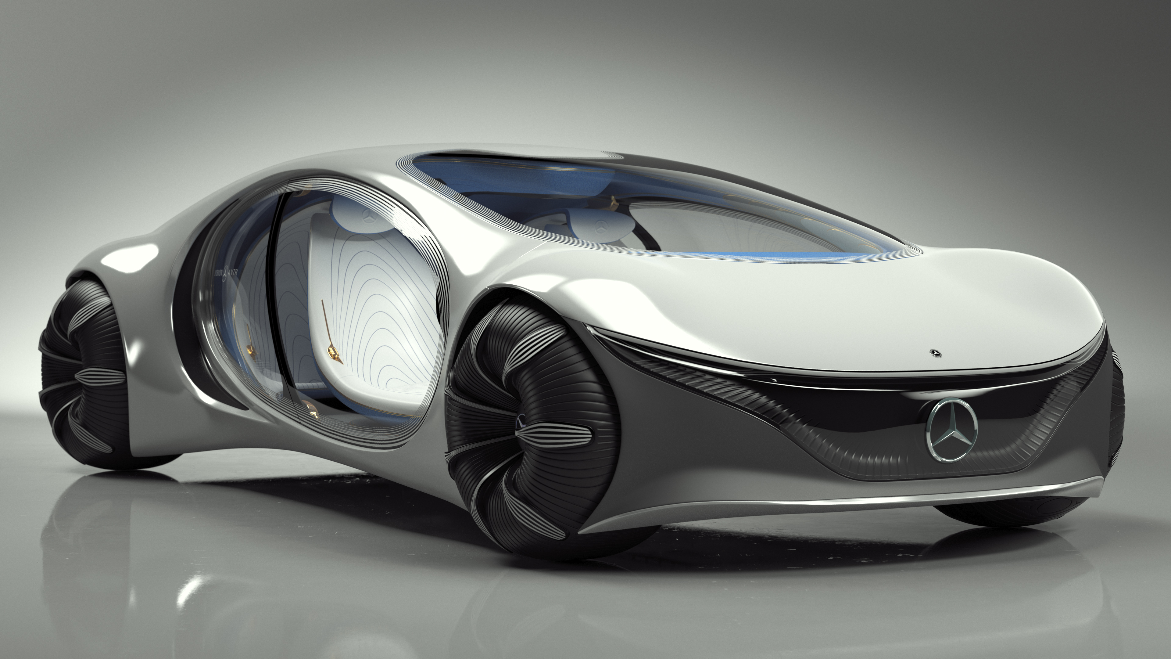 3D model AVTR Mercedes Vision Light Off