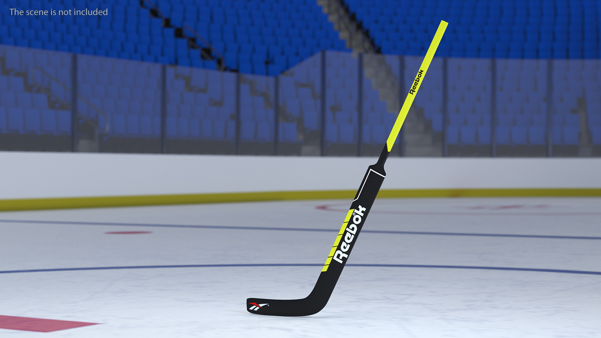 3D Reebok Ice Hockey Stick model