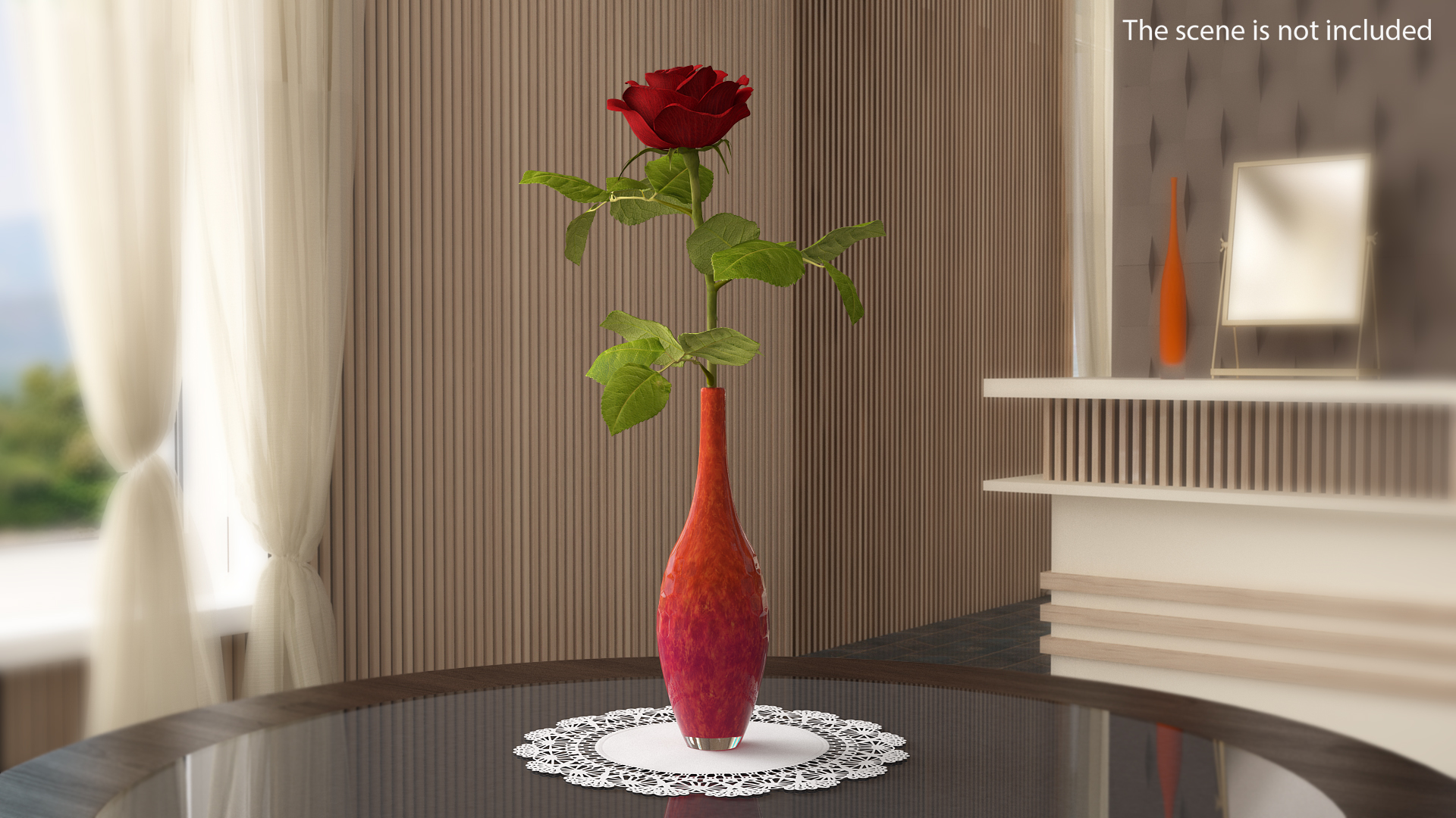 Glass Modern Vases Set 3D