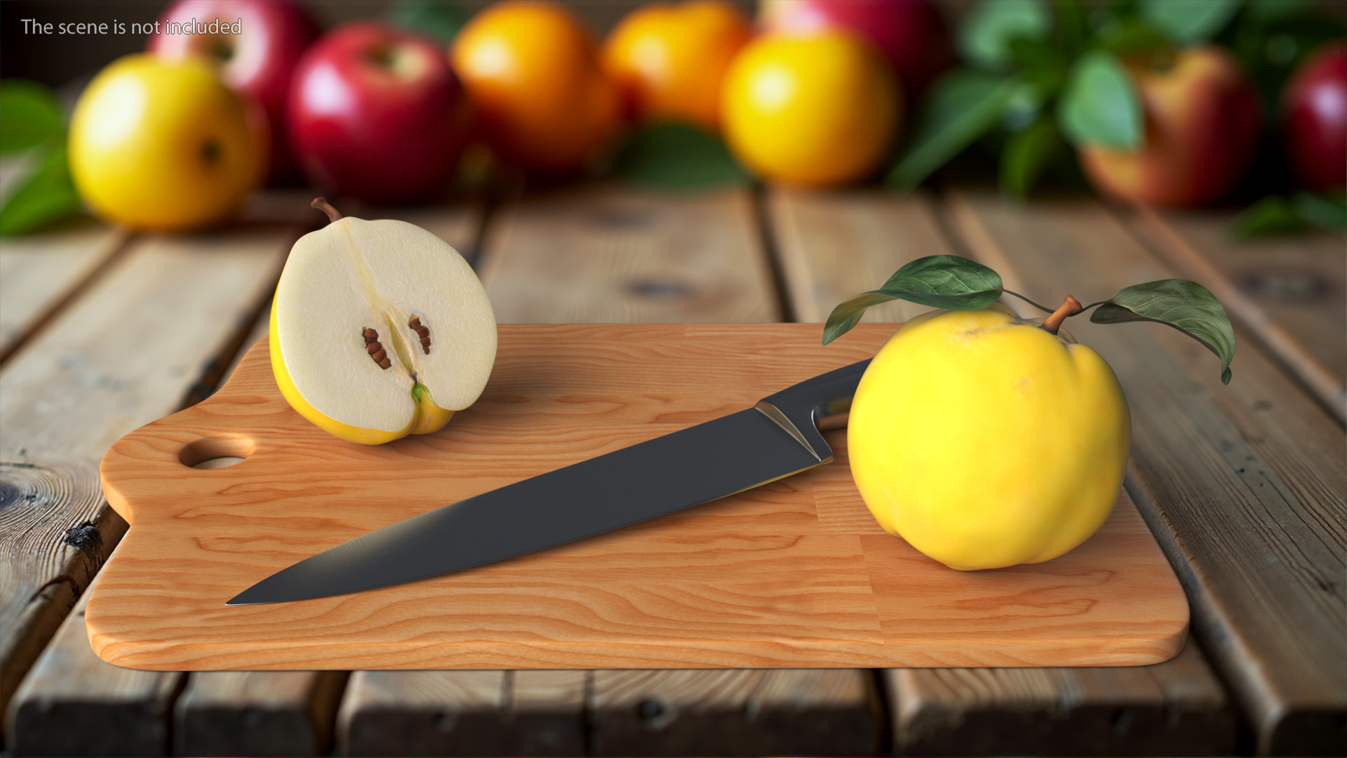 3D Chopping Board with Quince