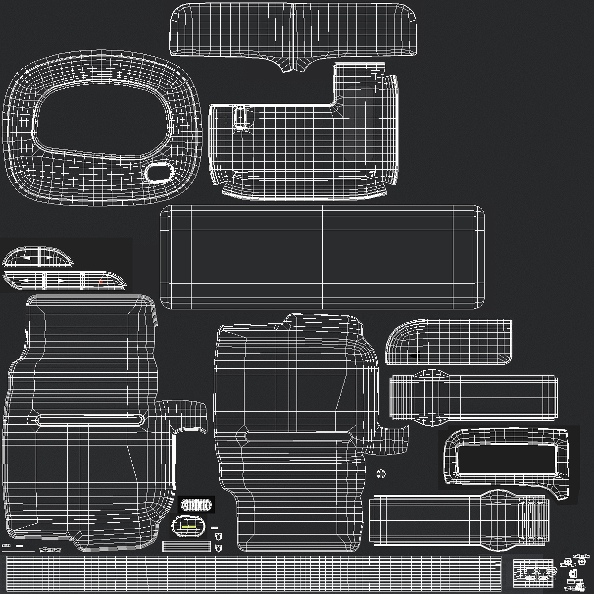 3D Pager in Case model