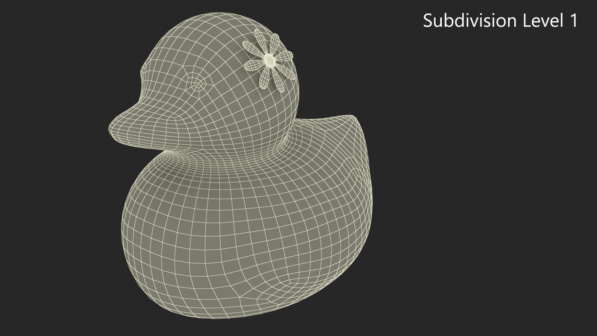 3D model Chamomile for Rubber Duck