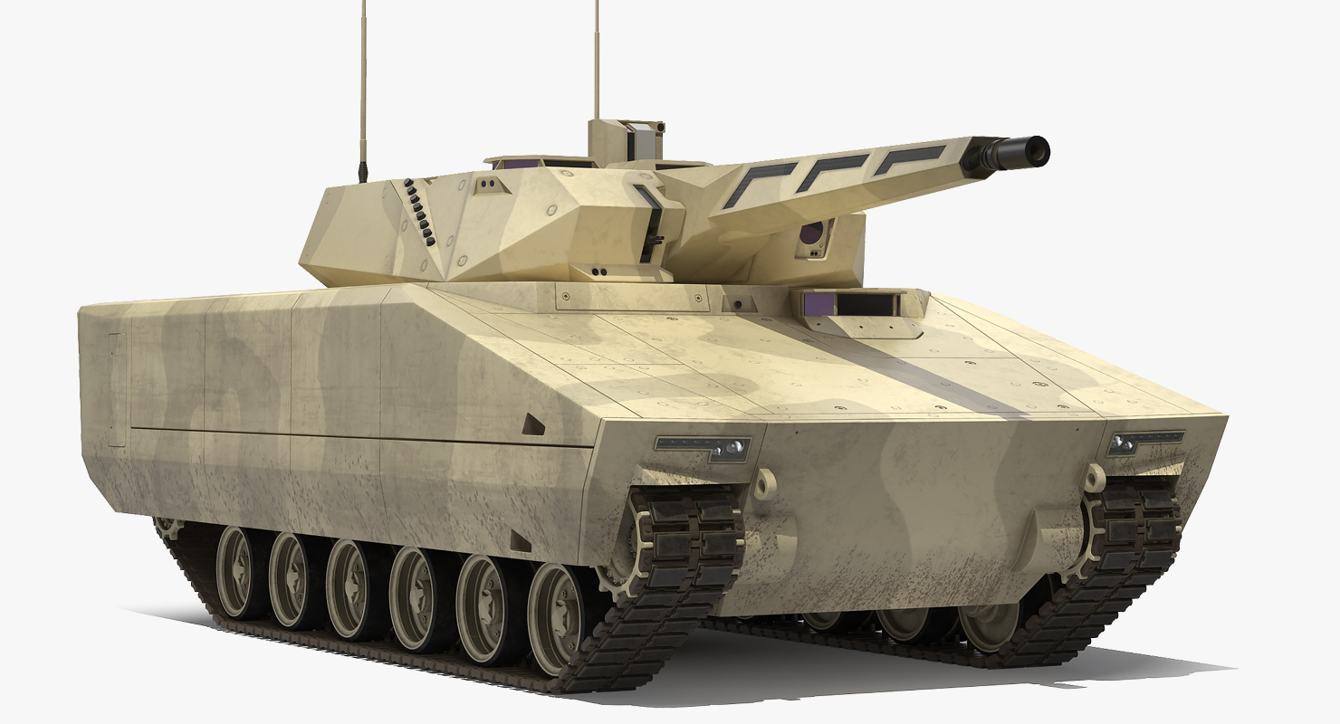 3D model IFV Lynx KF41 Desert