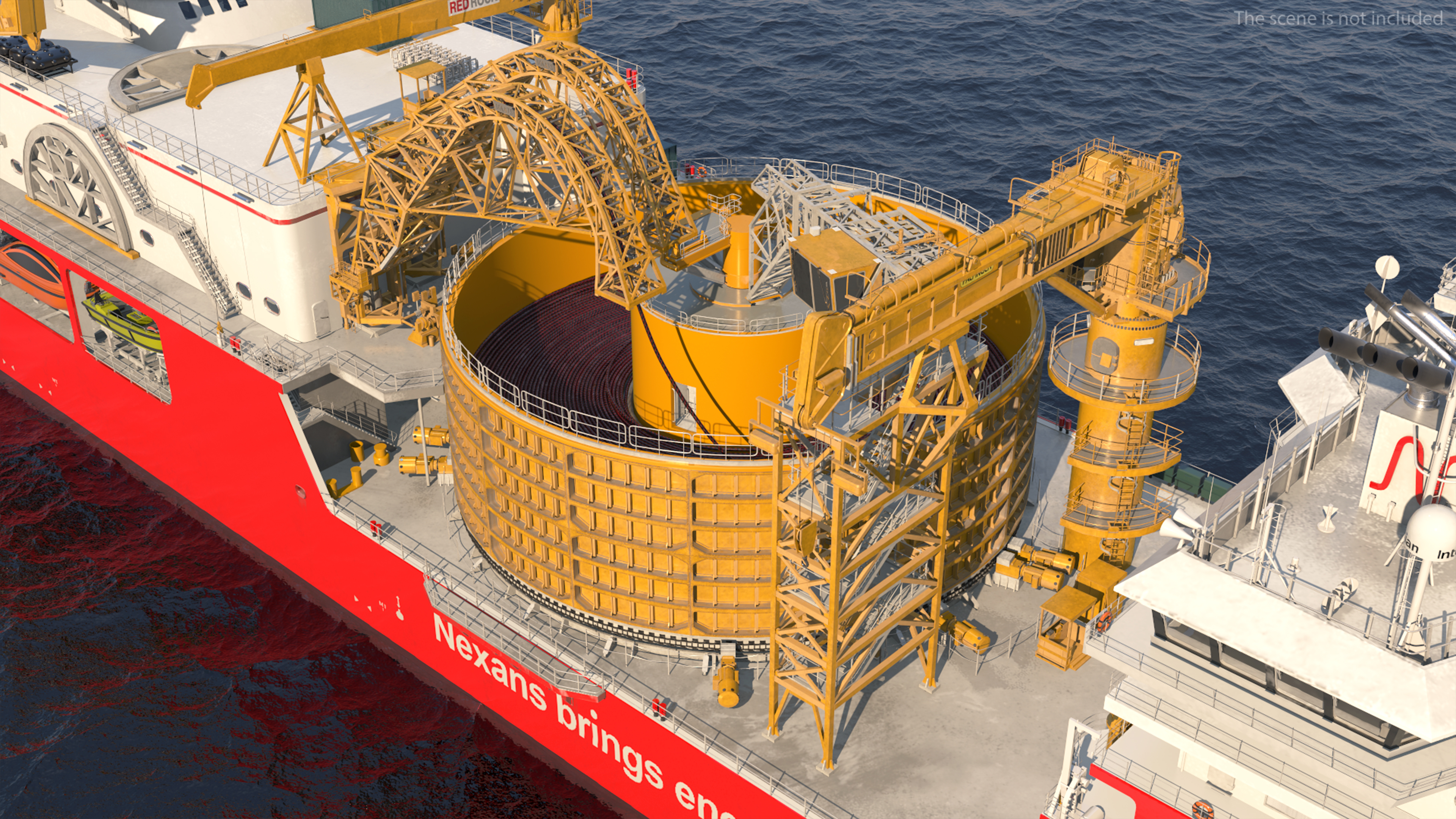 Cable Laying Vessel Nexan Aurora Used 3D