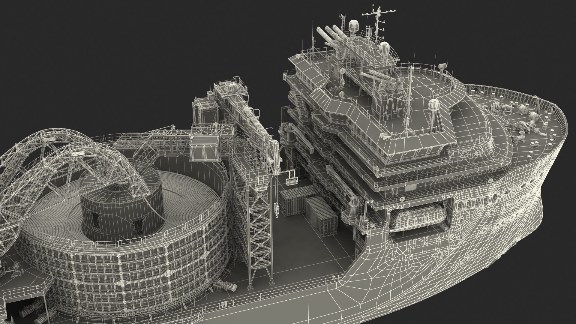 Cable Laying Vessel Nexan Aurora Used 3D