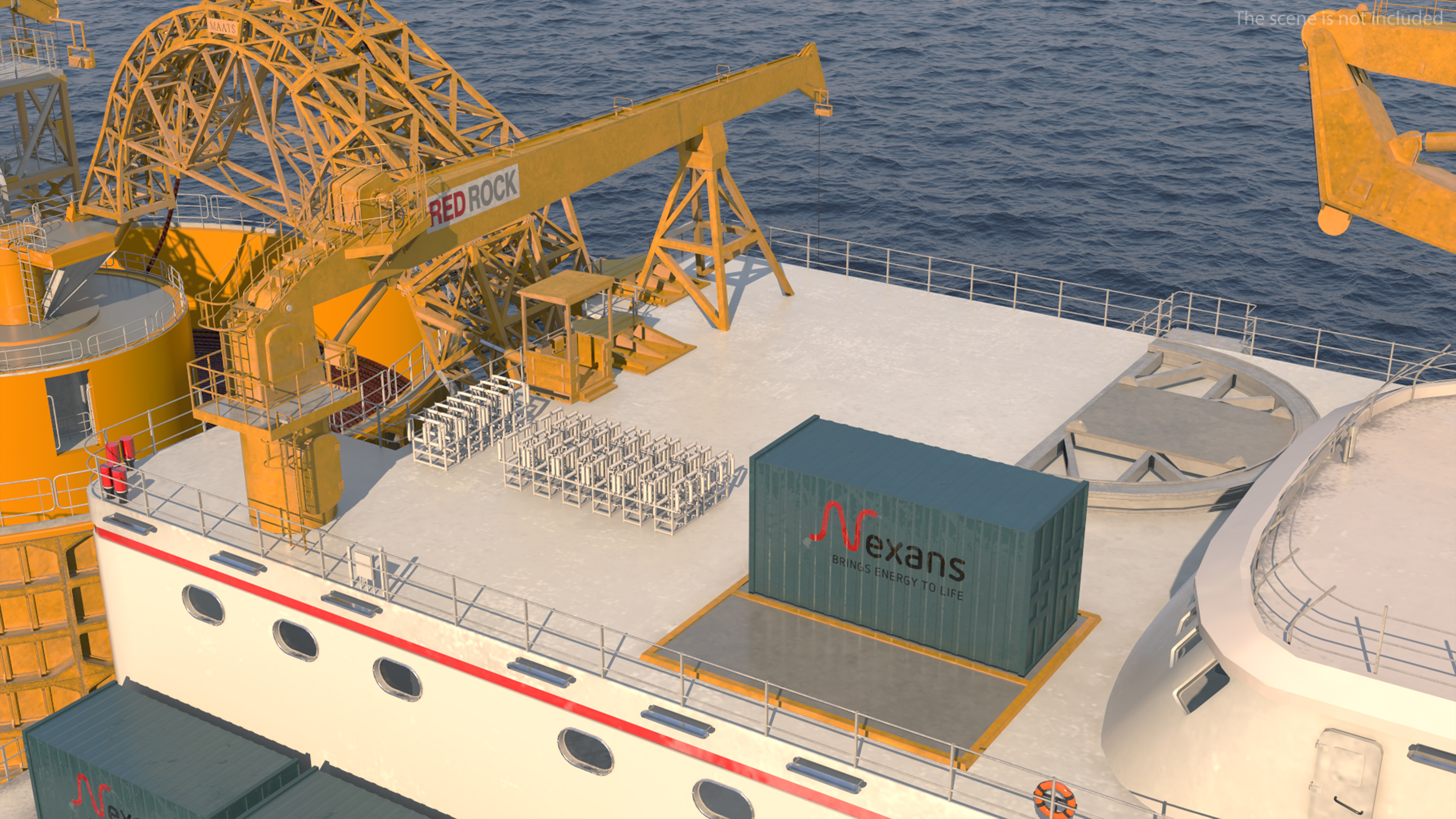 Cable Laying Vessel Nexan Aurora Used 3D