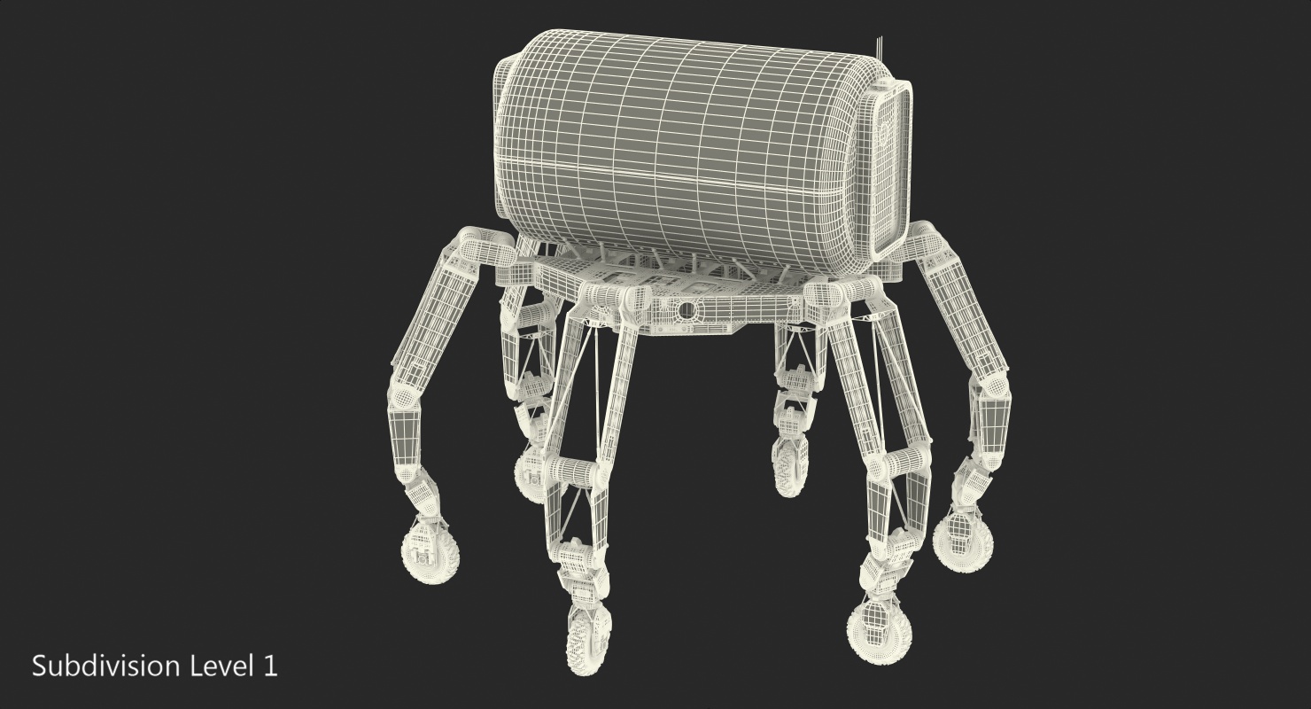 Lunar Rover Cargo Module Generic 3D