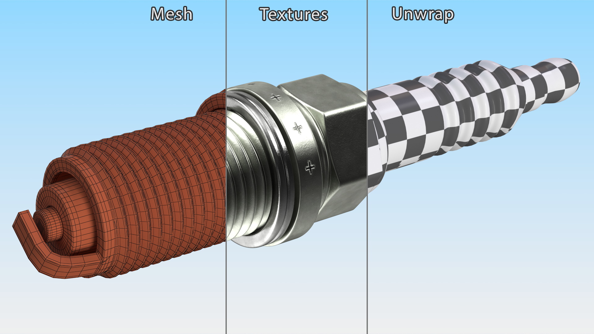 3D model Spark Plug