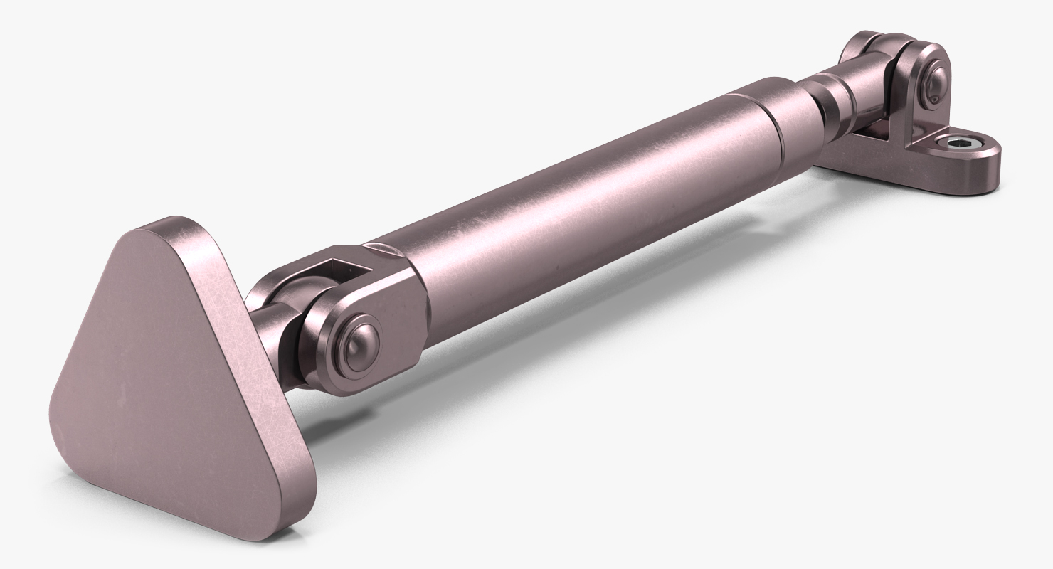 Anodized Hydraulic Cylinder 3 3D model