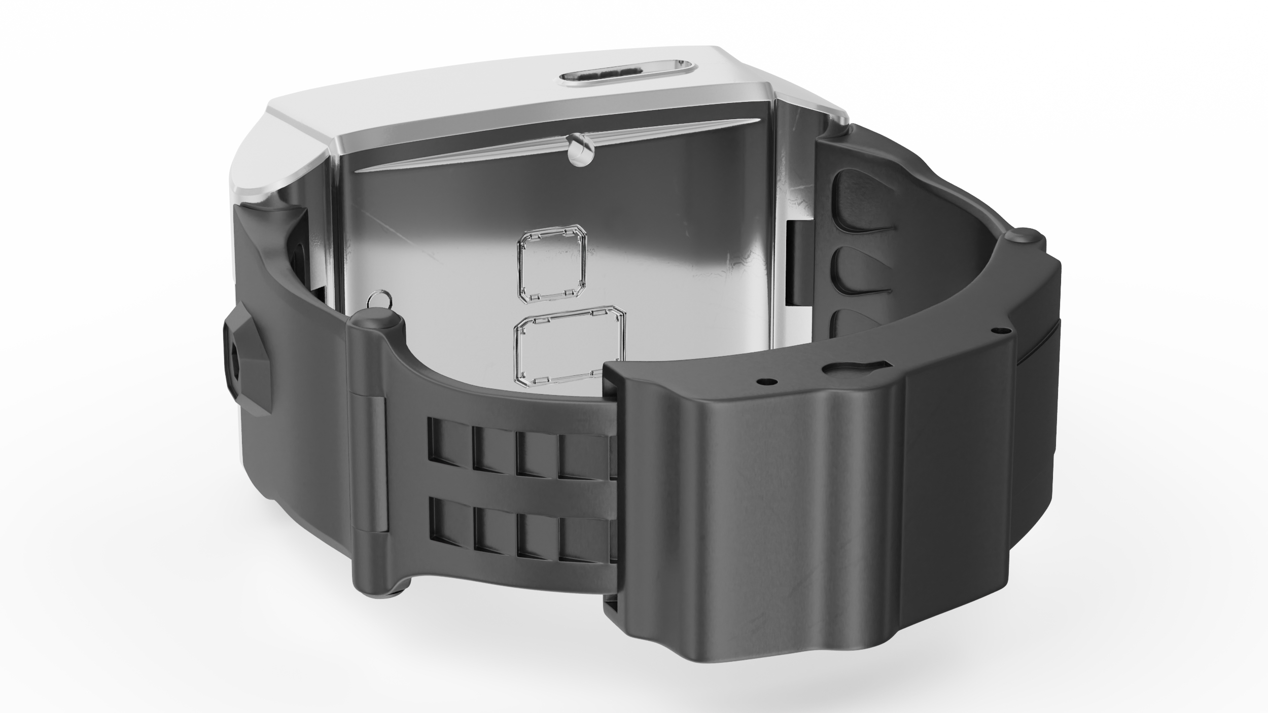 3D model Gps Bracelet Offender Tracking