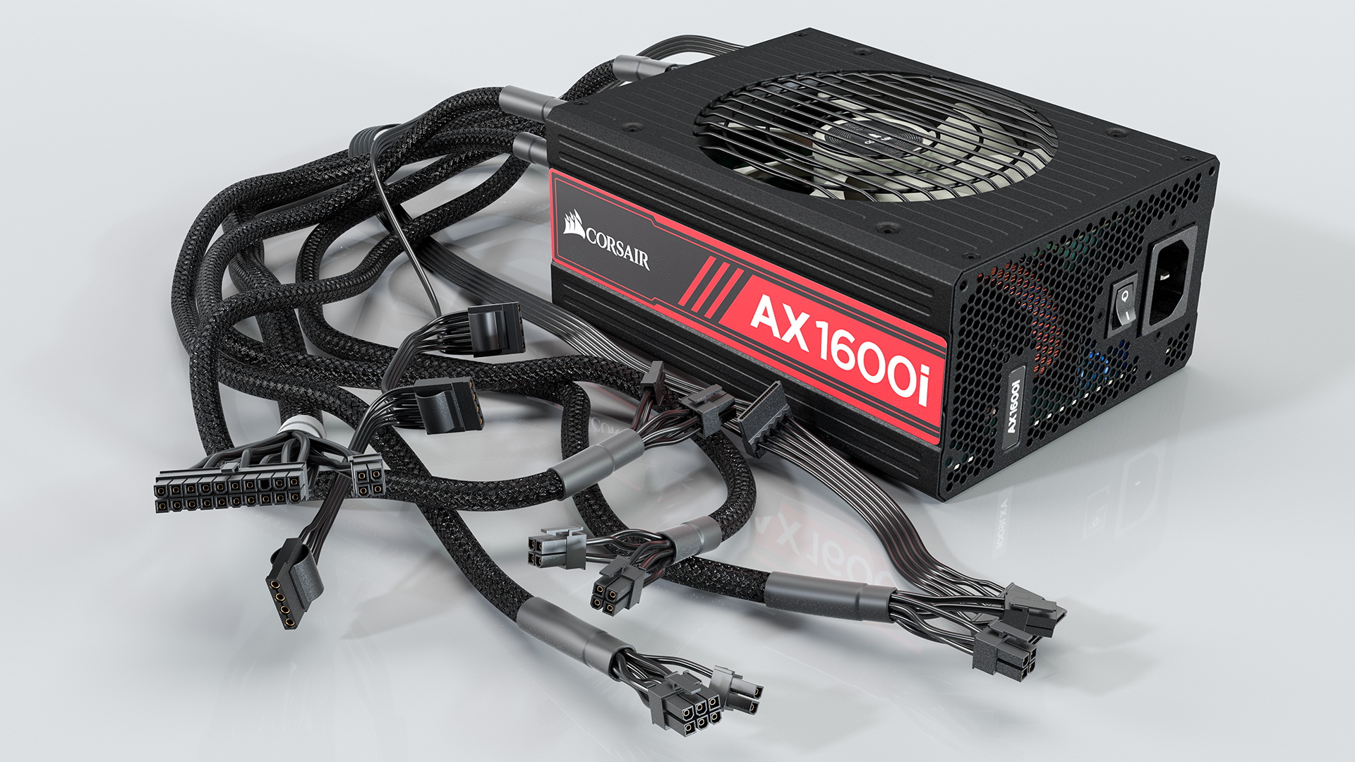 3D model CORSAIR AX1600i PC Modular PSU