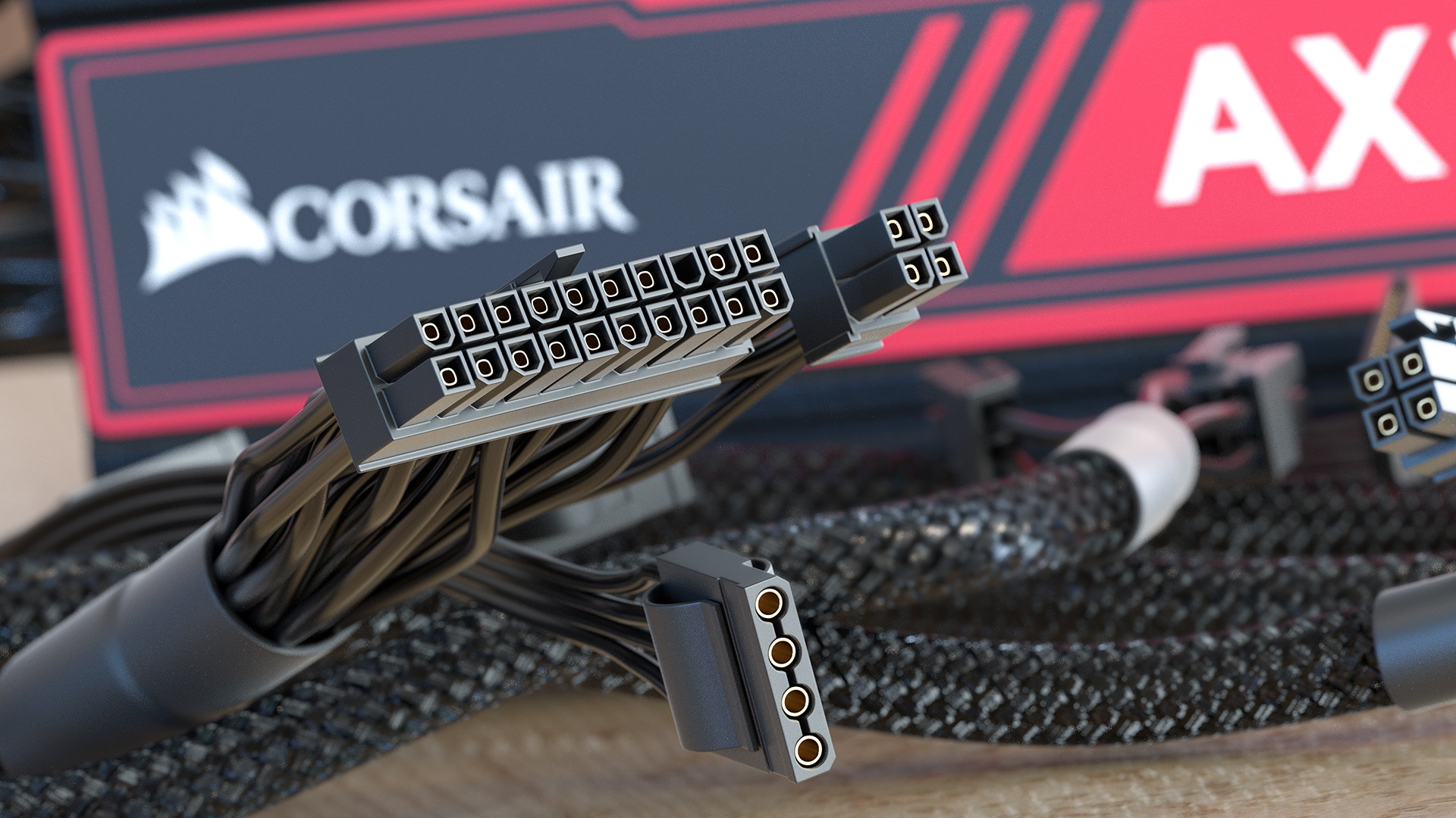 3D model CORSAIR AX1600i PC Modular PSU