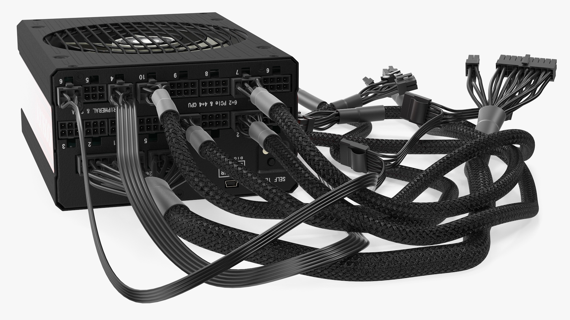 3D model CORSAIR AX1600i PC Modular PSU