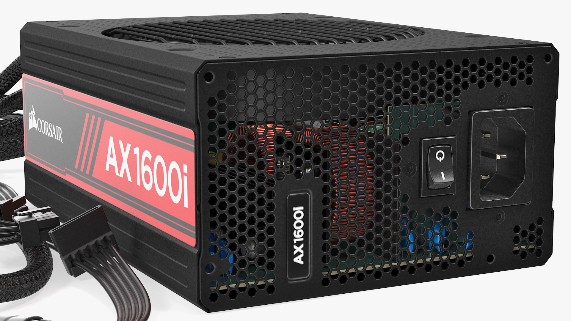 3D model CORSAIR AX1600i PC Modular PSU