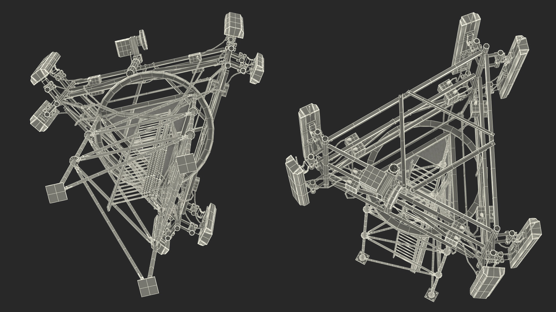 3D Rooftop Cellular Transmitter model