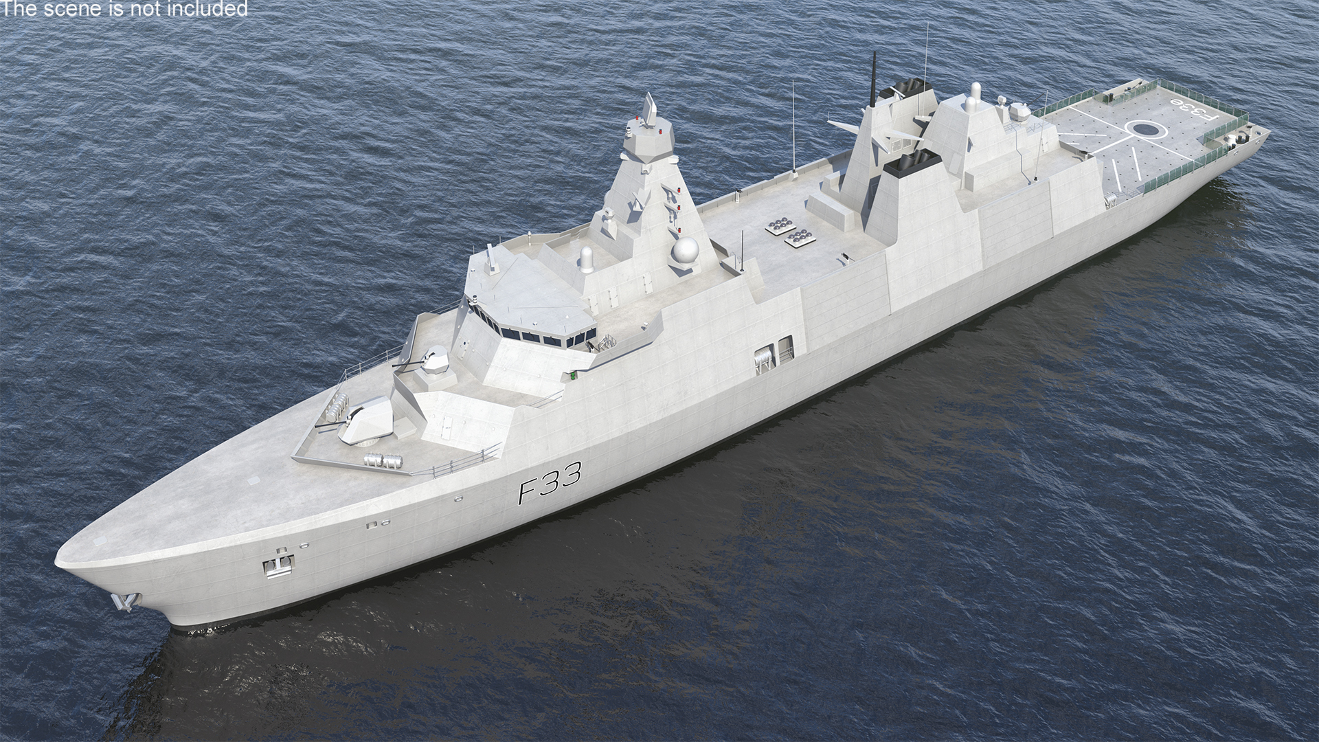 3D Indonesian Type 31 Frigate