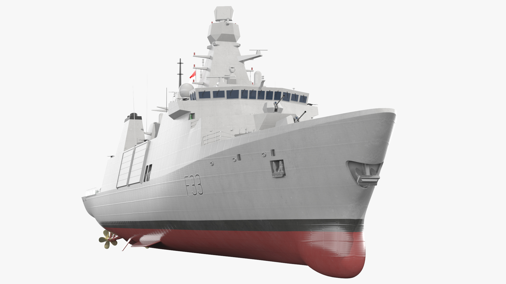 3D Indonesian Type 31 Frigate