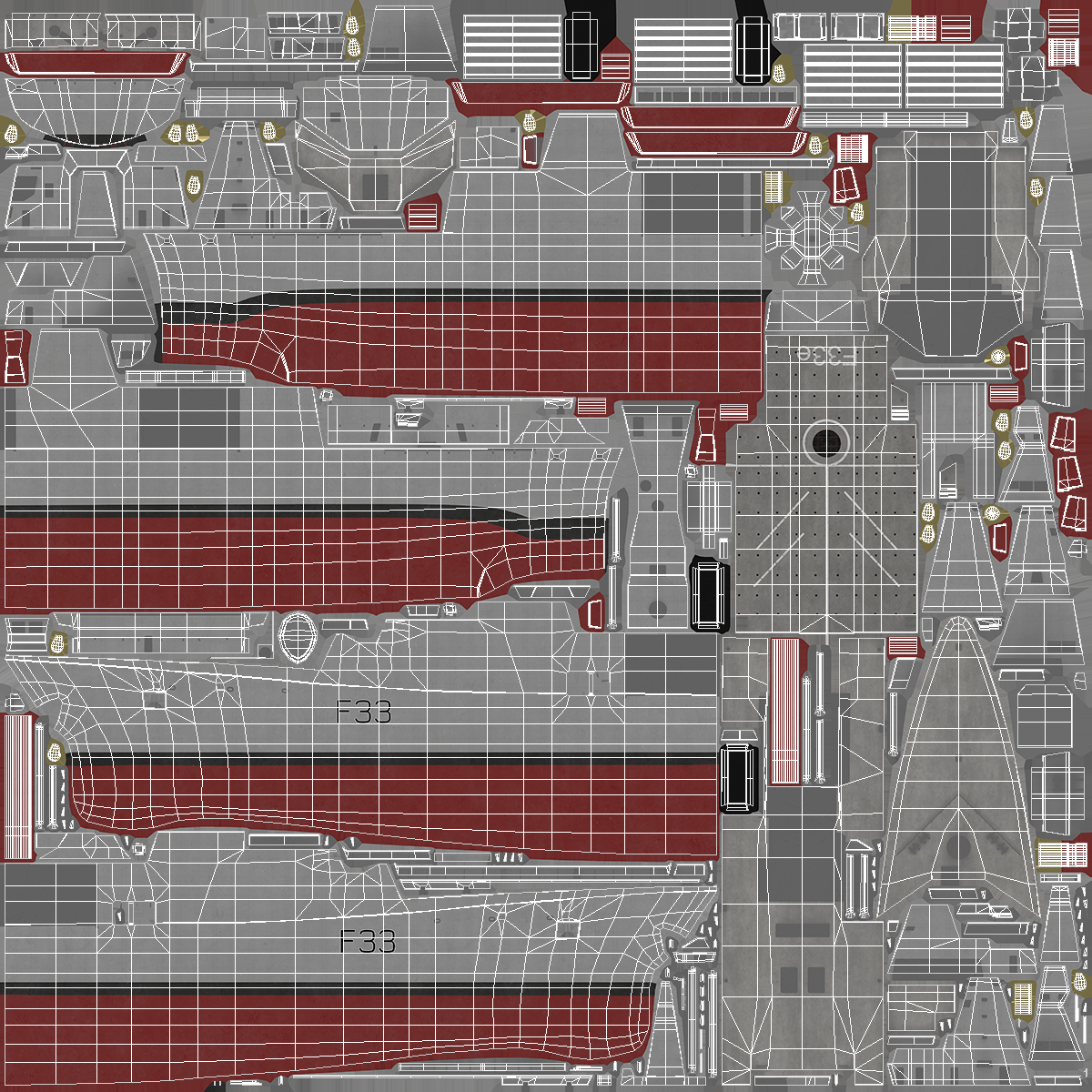 3D Indonesian Type 31 Frigate