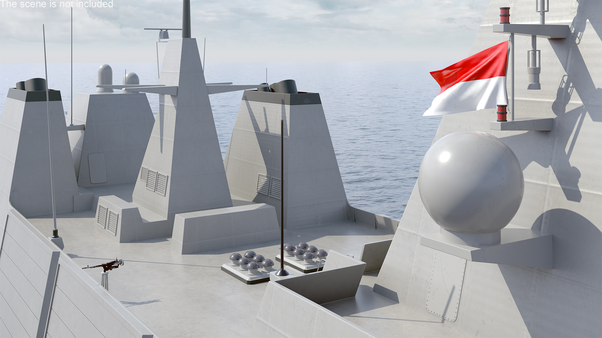 3D Indonesian Type 31 Frigate