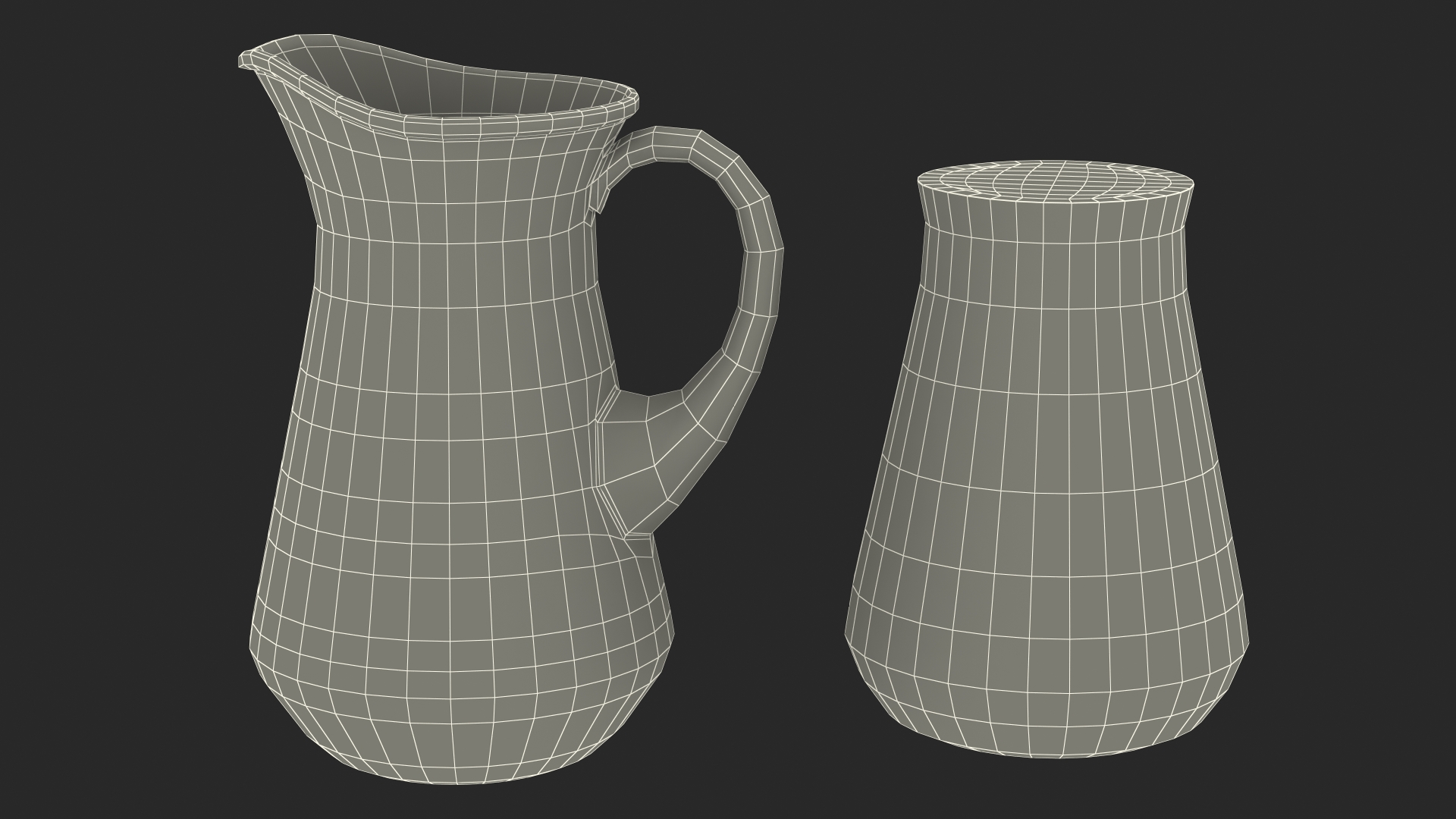 3D model Glass Jug With Water