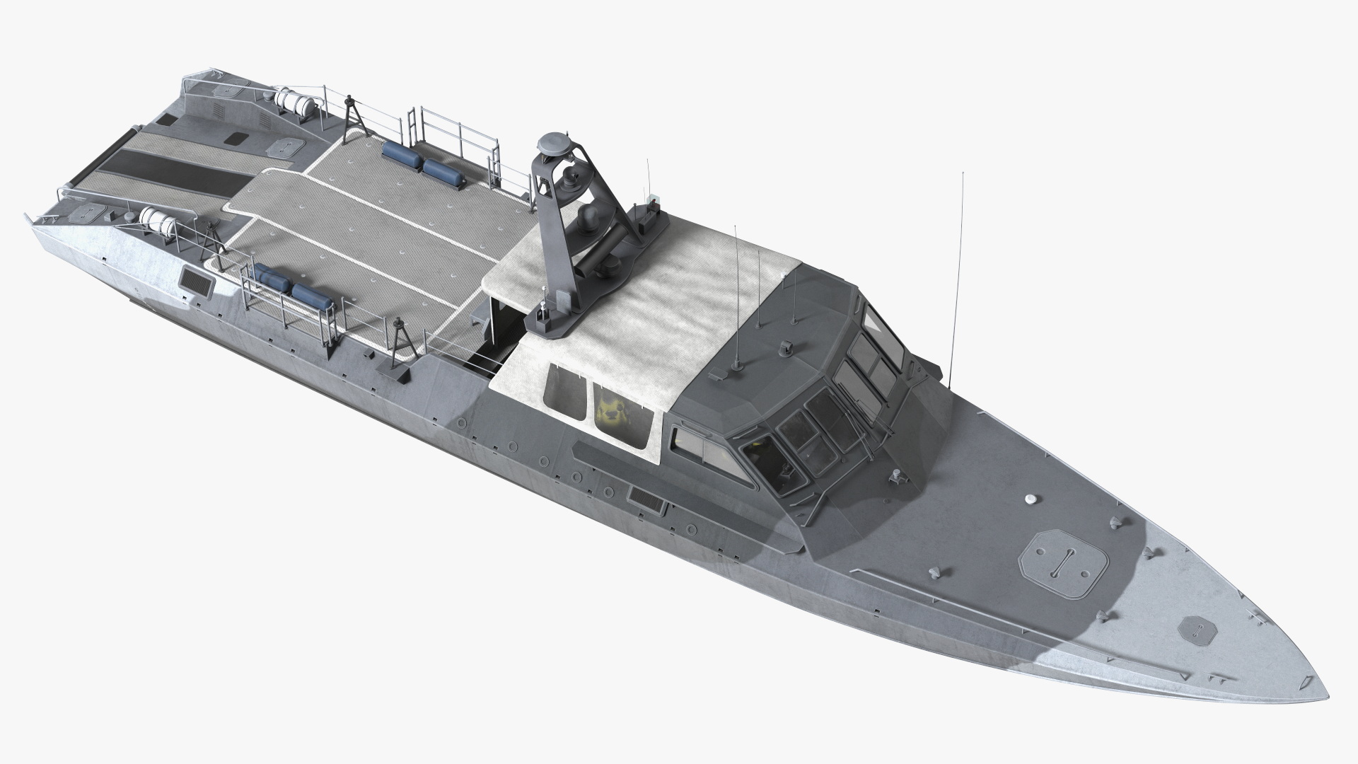 3D model Military Boat Mark V Camo Dark