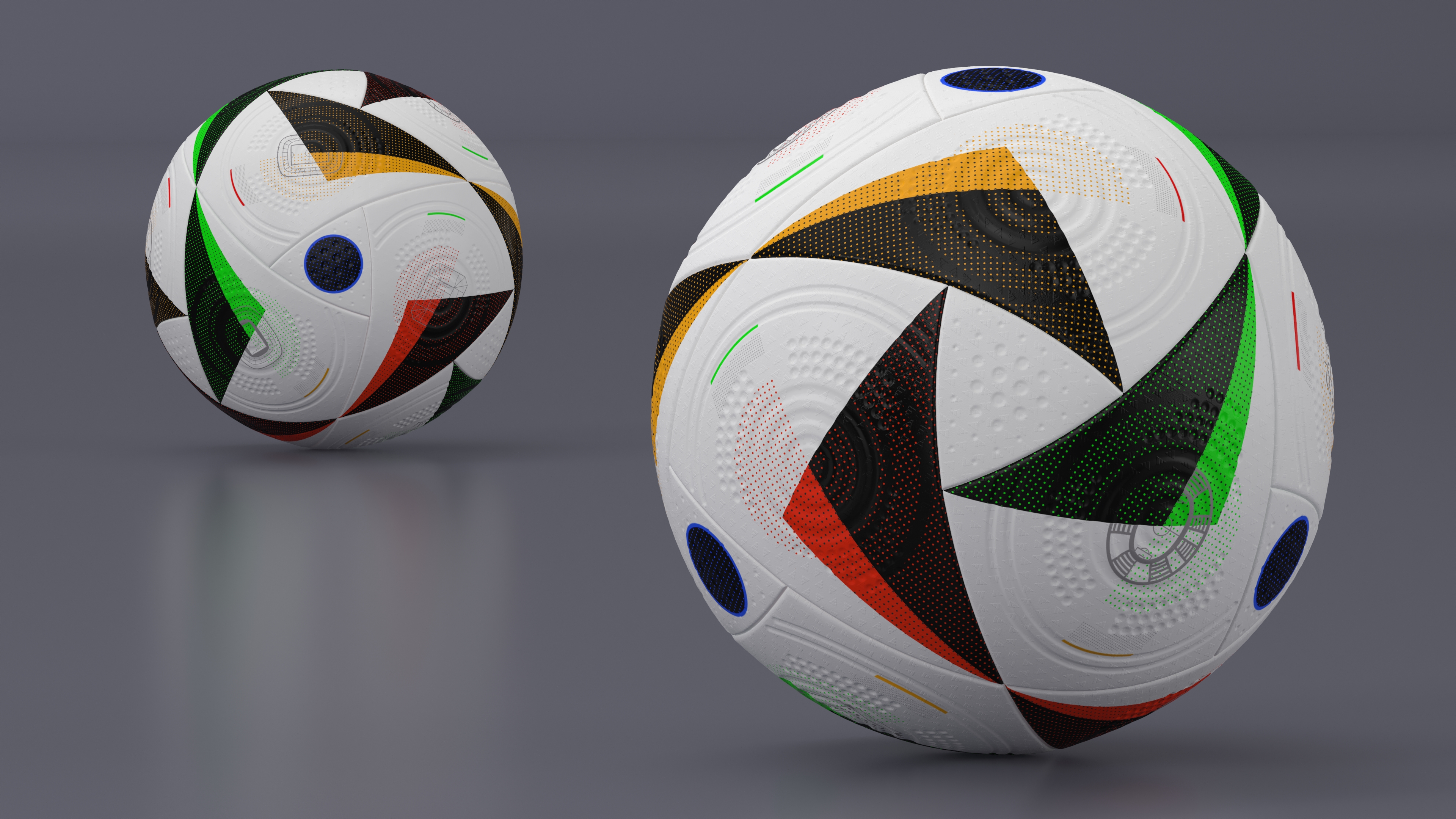 3D Modern Soccer Ball model