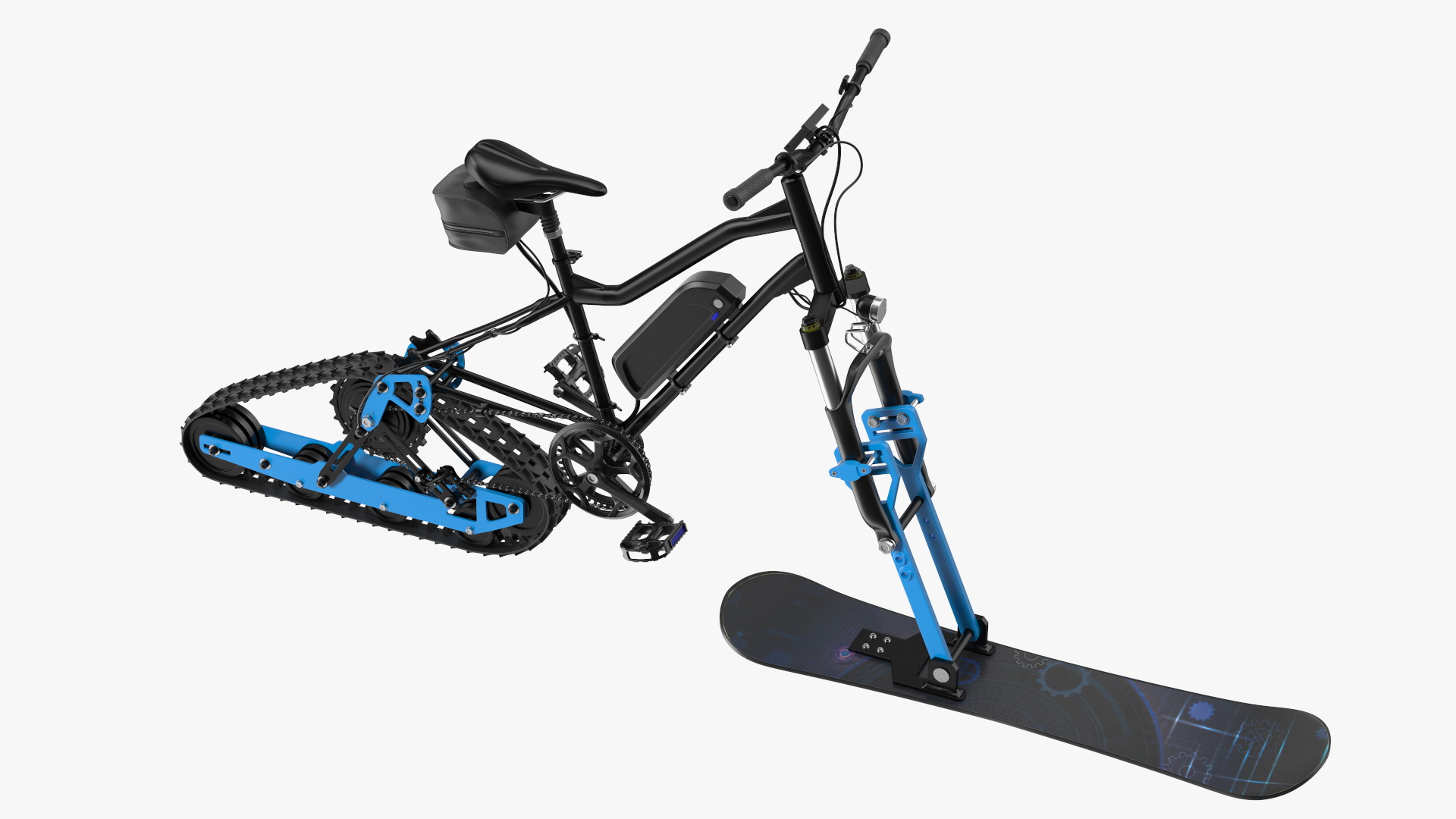 Electric SnowBike 3D